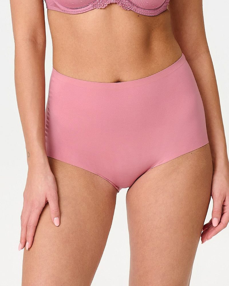 LingaDore Daily sömlös hög trosa Dusty Rose – bild 1