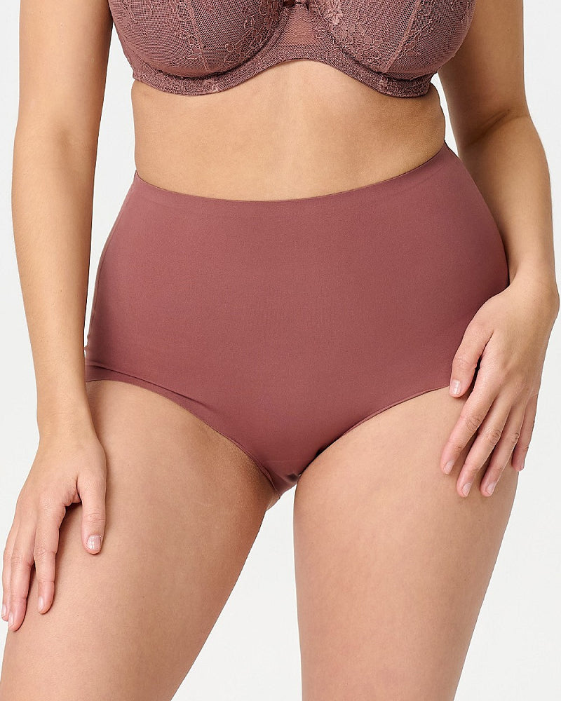 LingaDore Daily sömlös hög trosa Cognac – bild 3