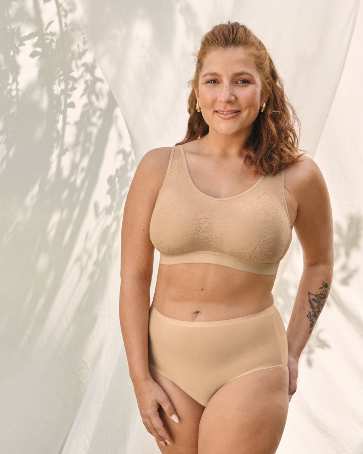 finns ej KLAR - Anita Essential Lace Protes bralette Desert – bild 3