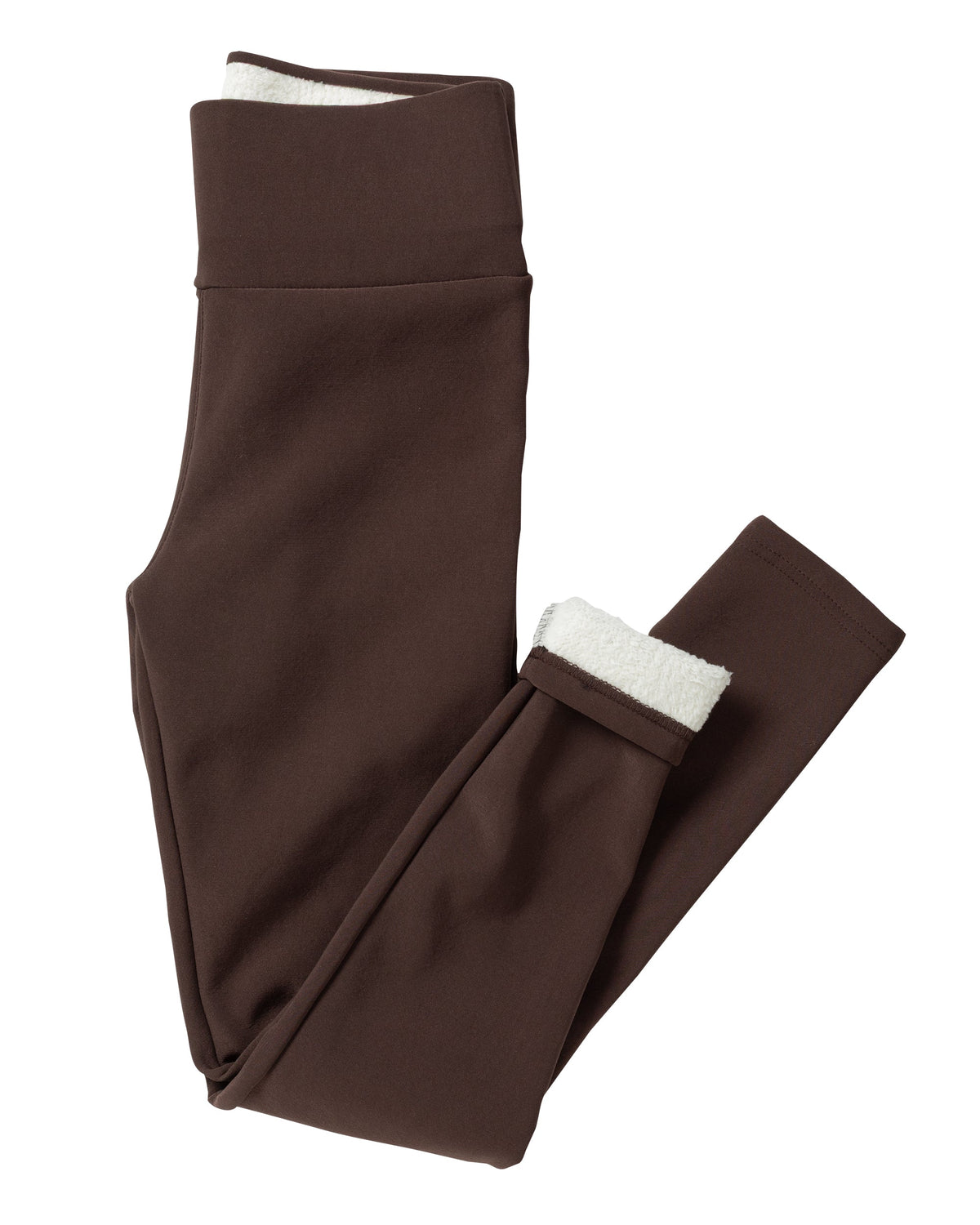 Trofé Fleecefodrade Leggings Brun - bild 2
