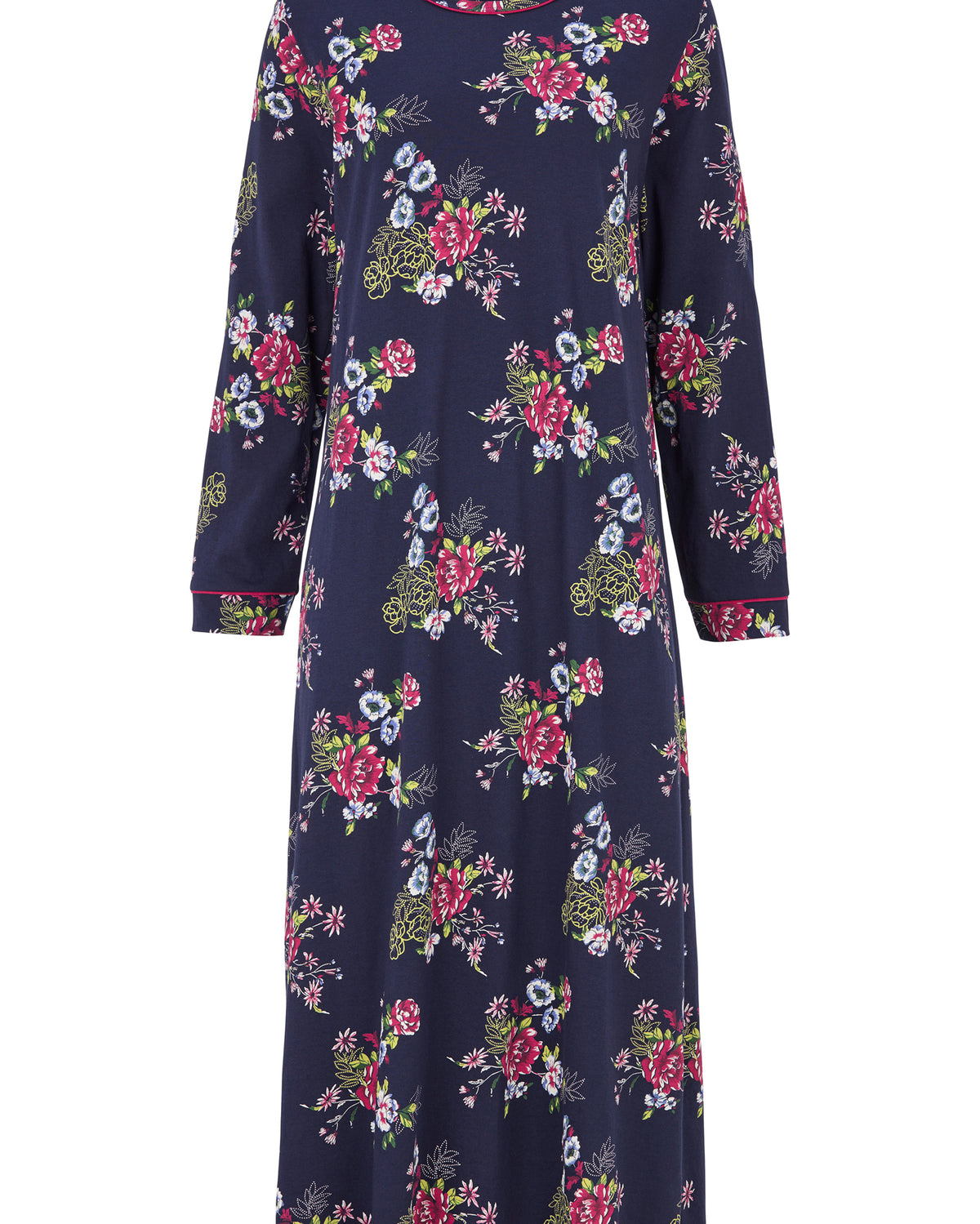 Damella Nattlinne Bomull Navy/Pink