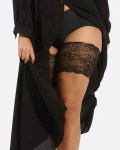 Magic Lårband Be Sweet To Your Legs Lace Black - Härliga Under