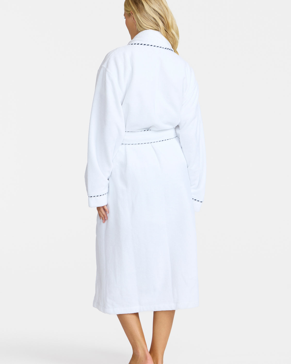 Damella Unisex Morgonrock Vit – bild 3