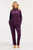 Damella Mysdress Velour Dark plum