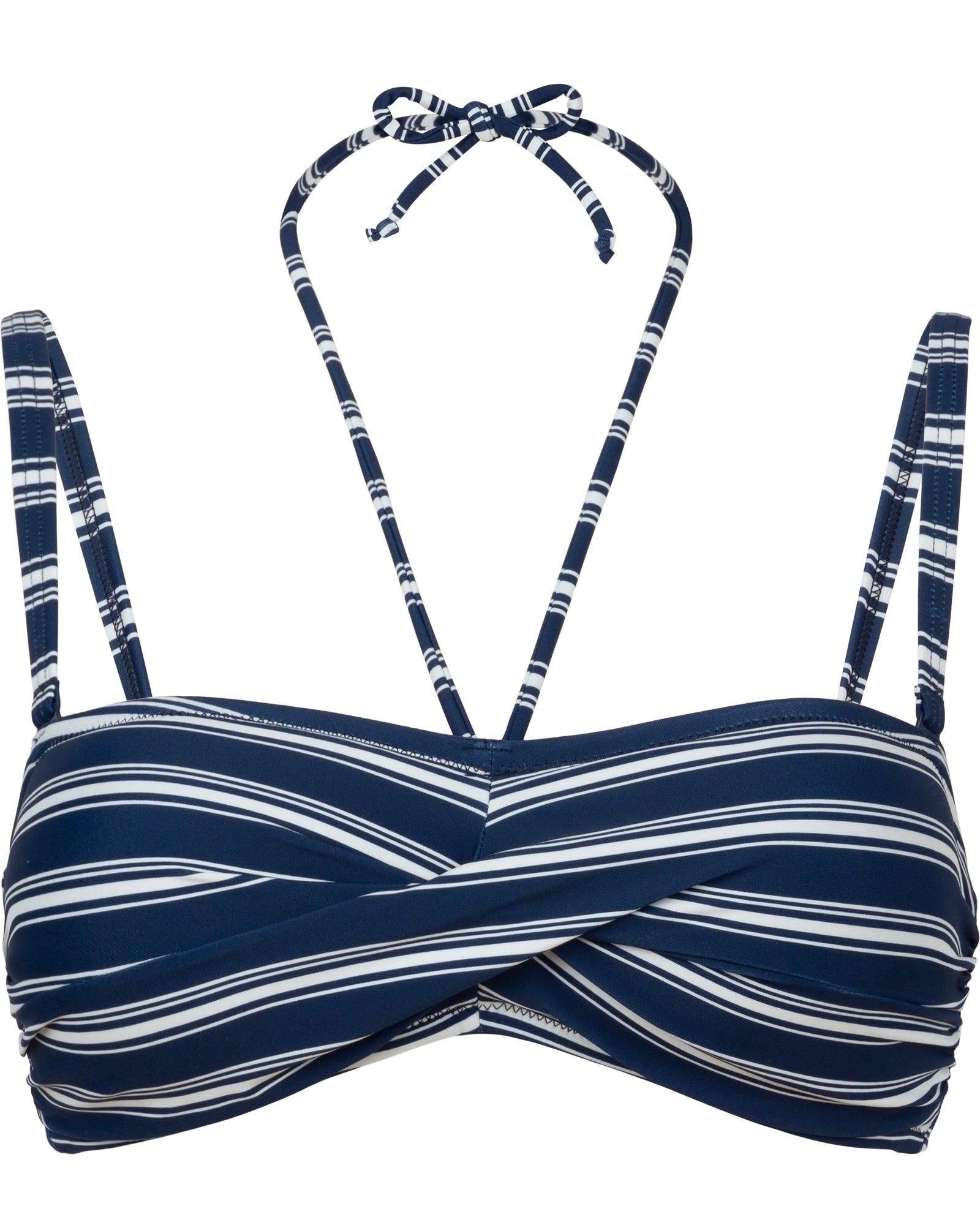 Wiki Bandeau Bikini Blå Vit Naxos - Härliga Under