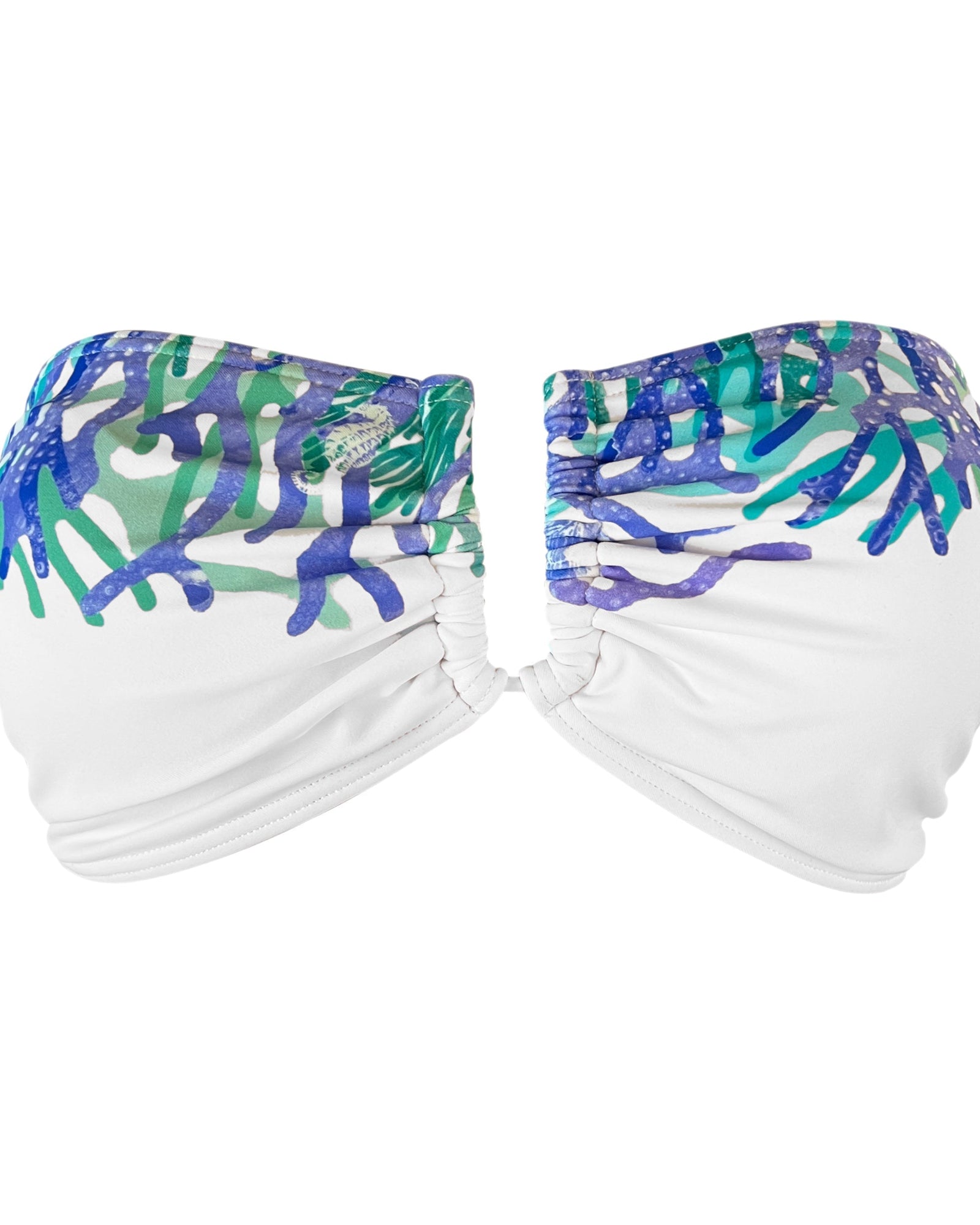 Coral Blue Maxime Bandeau U Accessory with Removable cups - www.kaandabeachlife.se
