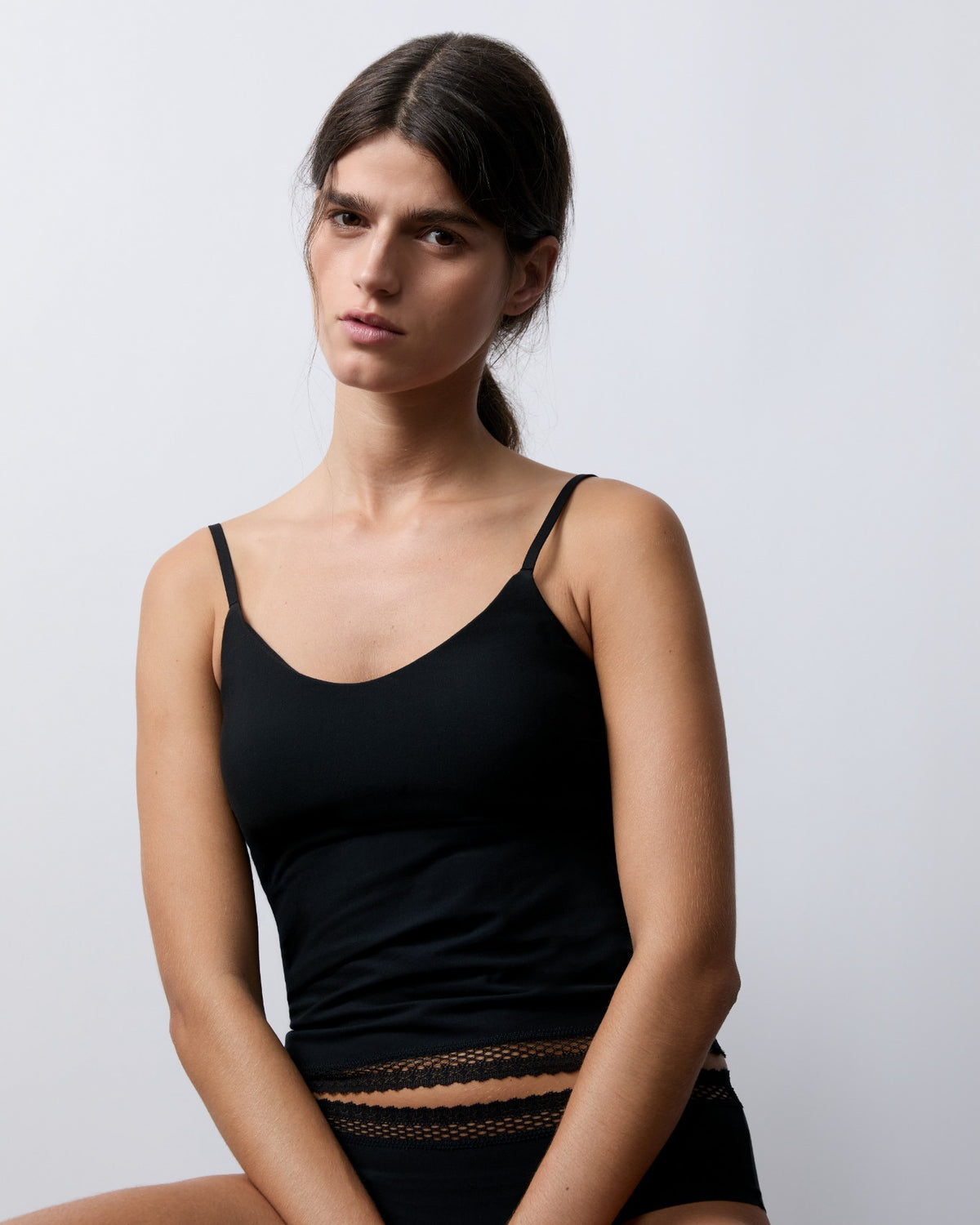 Chantelle Cozy Chic Vadderat Linne Svart – tillsammans med matchande trosa