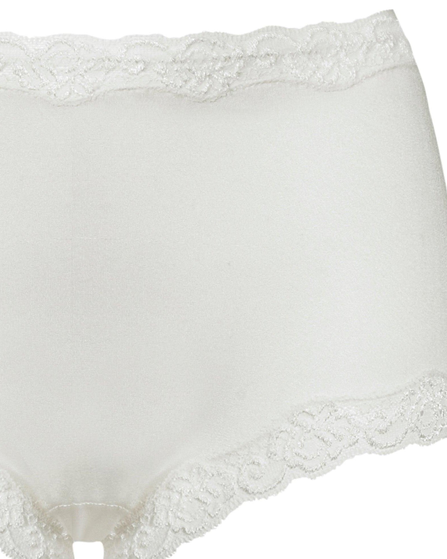 Damella Trosa Knitted Silk Lace Ivory - Härliga Under
