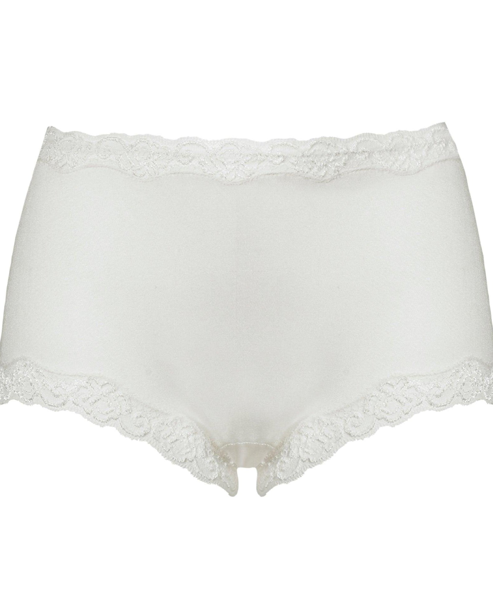 Damella Trosa Knitted Silk Lace Ivory - Härliga Under