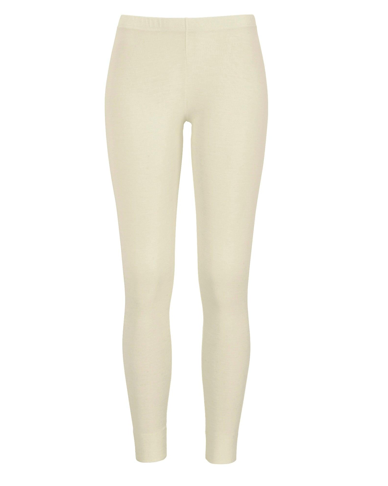 Damella Leggings Ull/Silke Vanilla - Härliga Under