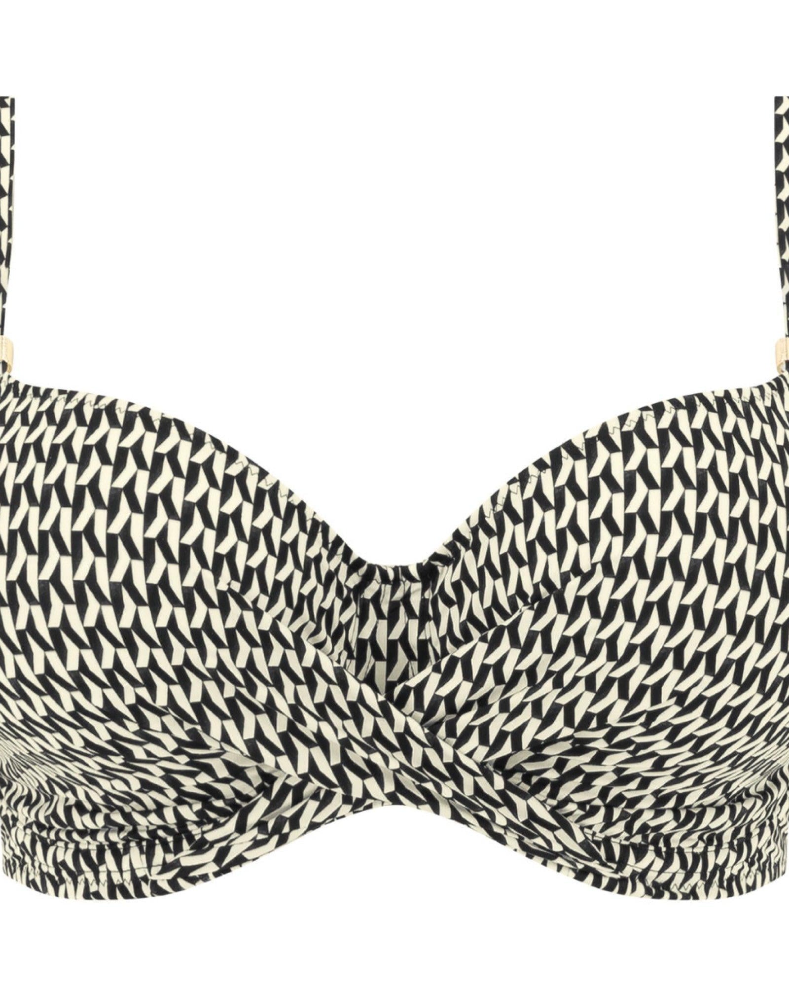 Fantasie Twist Bikini Med Bygel Black Cream - Härliga Under