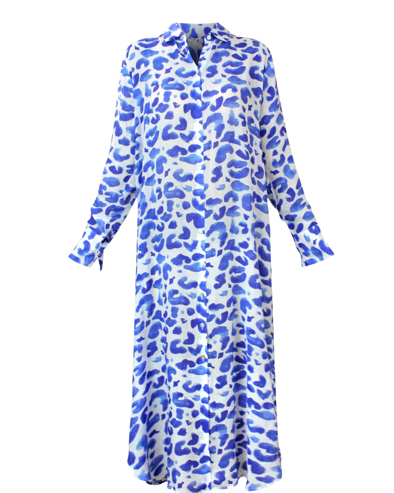 Leo Blue Shirt Dress - Resort Collection - www.kaandabeachlife.se