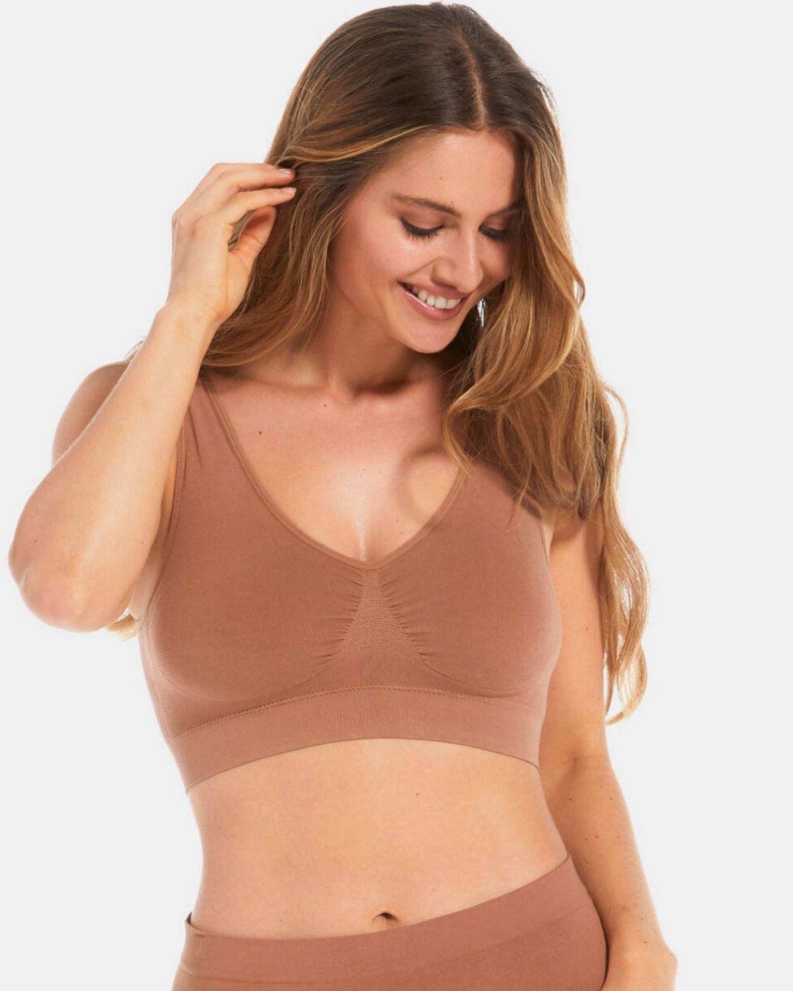 Magic BH-topp 40CBB Bamboo Mocha - Härliga Under