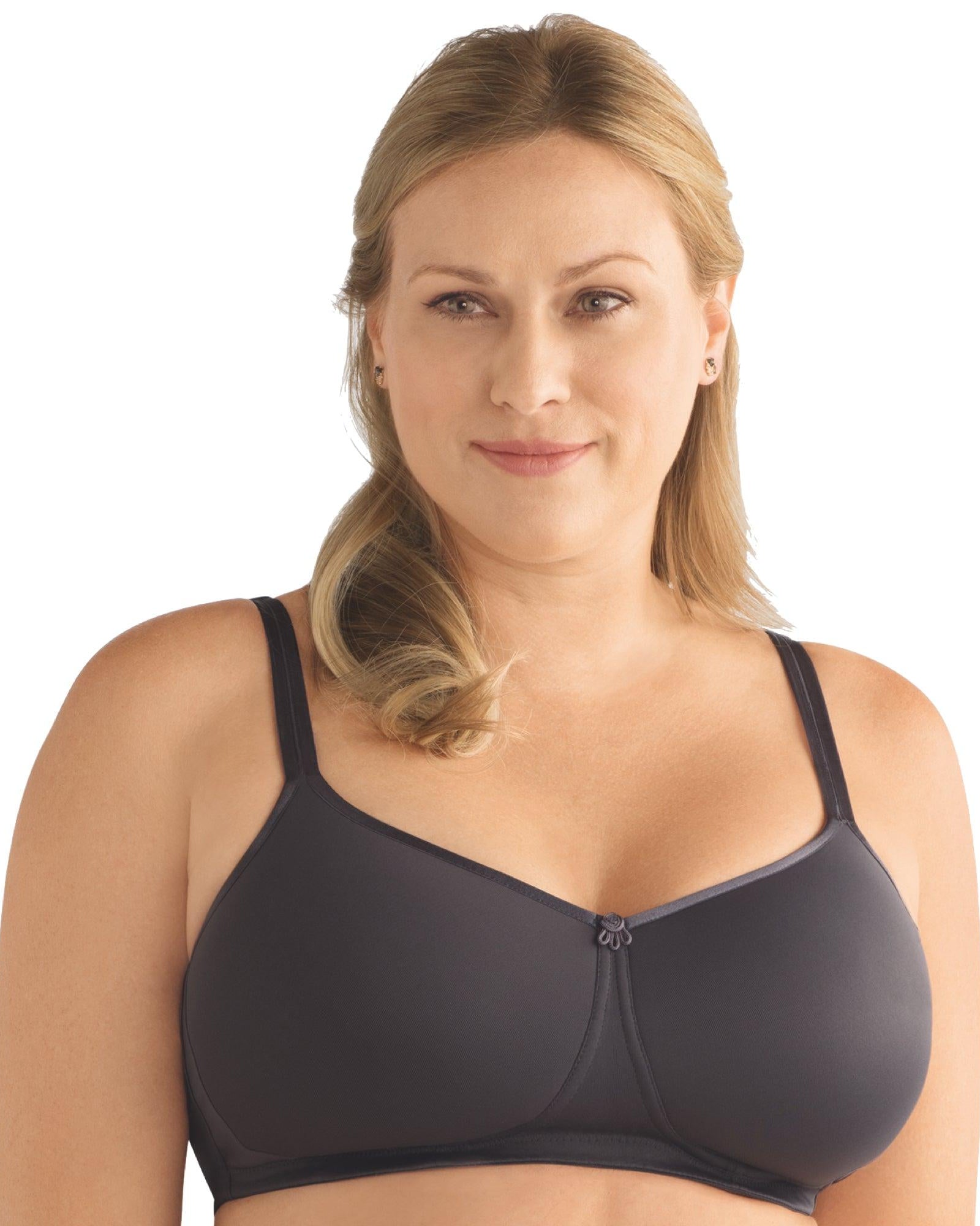Amoena BH Utan Bygel Mara Dark Grey - Härliga Under
