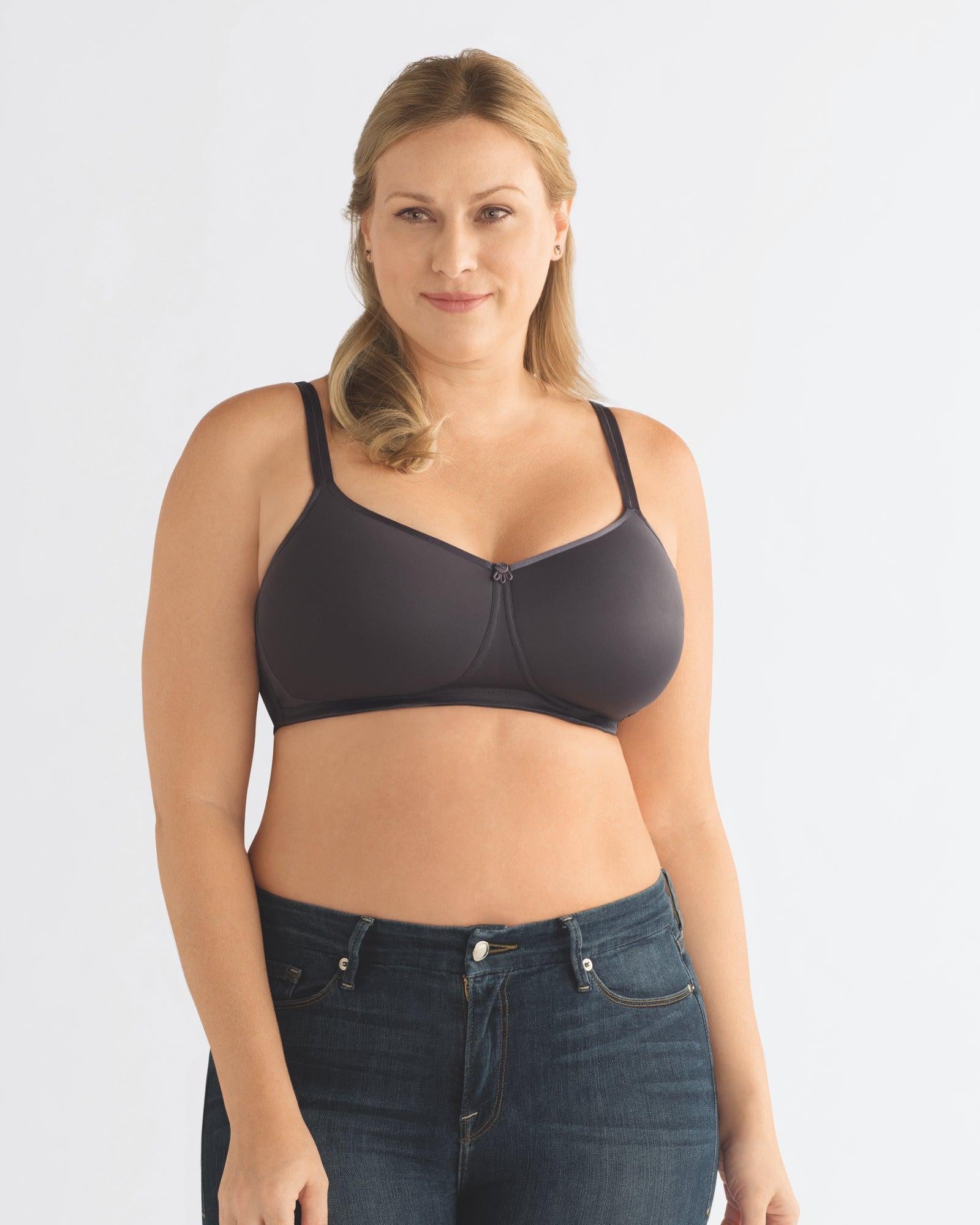 Amoena BH Utan Bygel Mara Dark Grey - Härliga Under