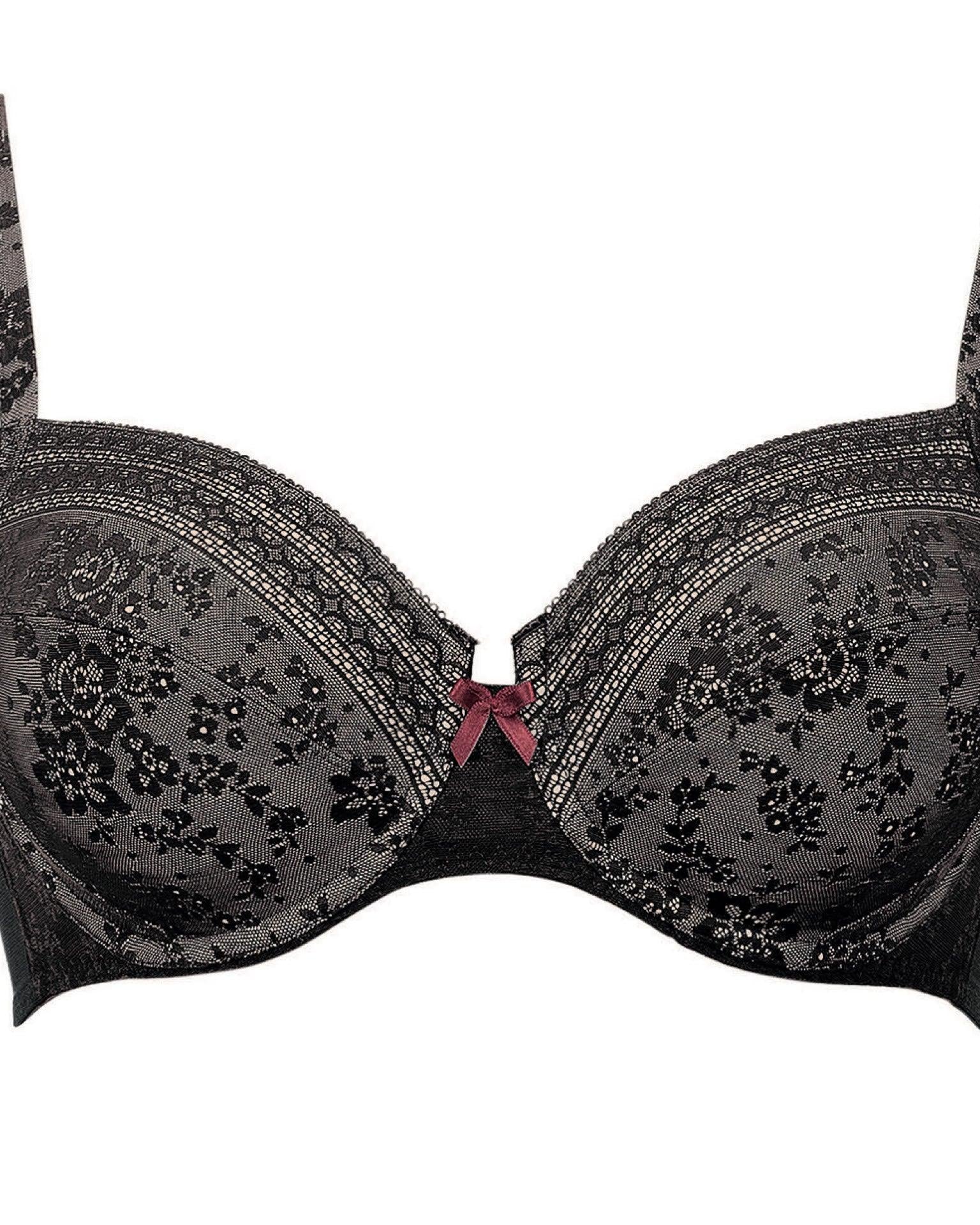 Rosa Faia Bygel BH Fleur Lace Svart - Härliga Under