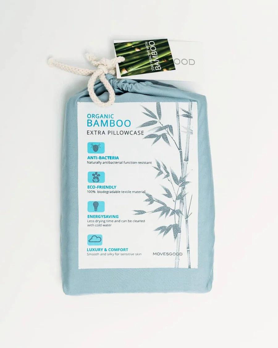 Movesgood Bambu Örngott 2-pack Light Blue - Härliga Under