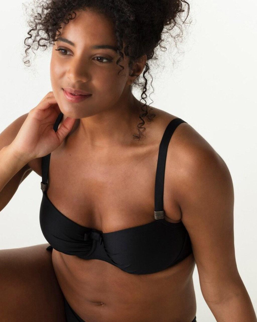 PrimaDonna Bikini Bh Bygel Vadderad Cocktail Black - Härliga Under