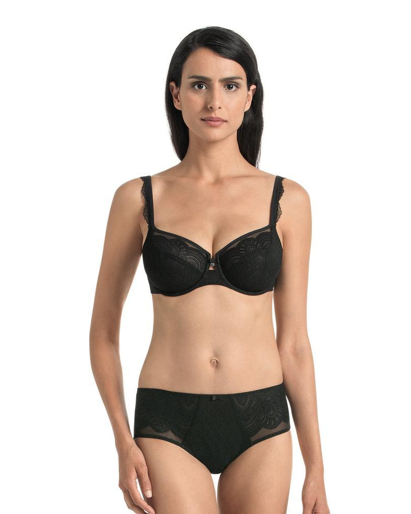Rosa Faia Bygel BH Selma Svart - Härliga Under