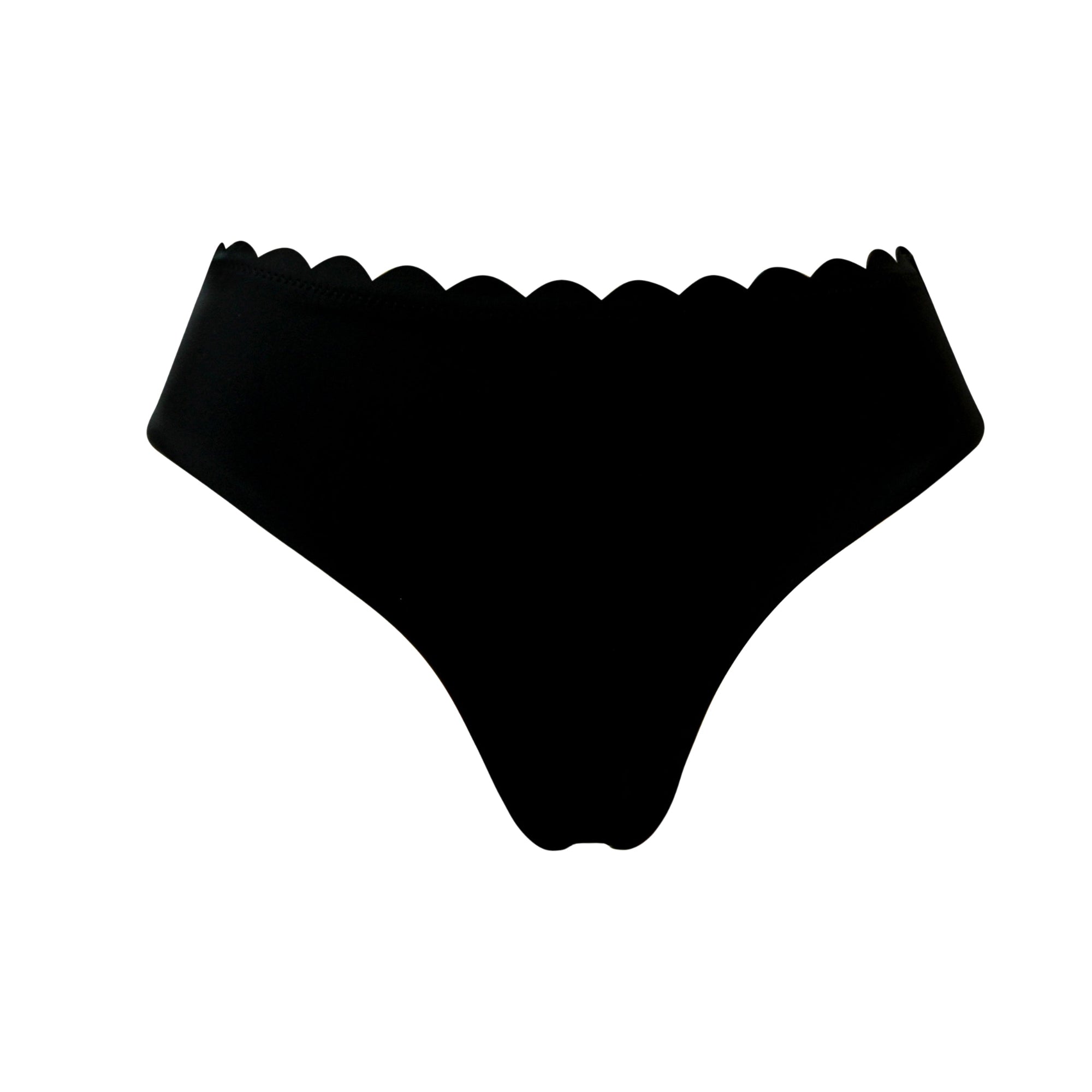 Venus Black Mid Rise Bottom-Carvico - www.kaandabeachlife.se