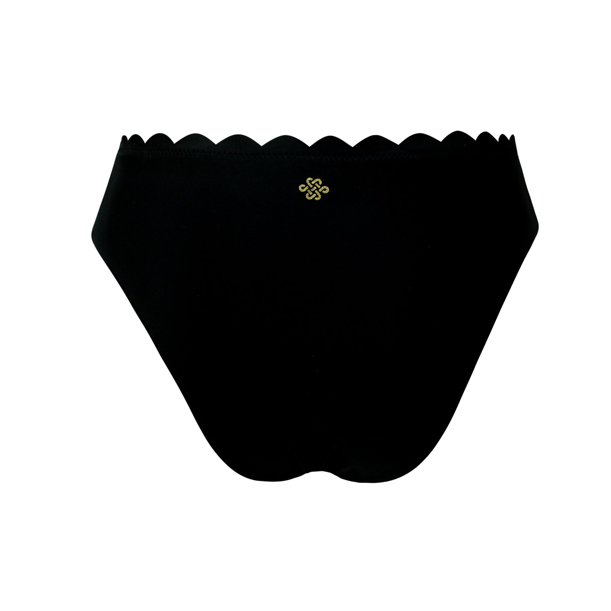 Venus Black Mid Rise Bottom-Carvico - www.kaandabeachlife.se