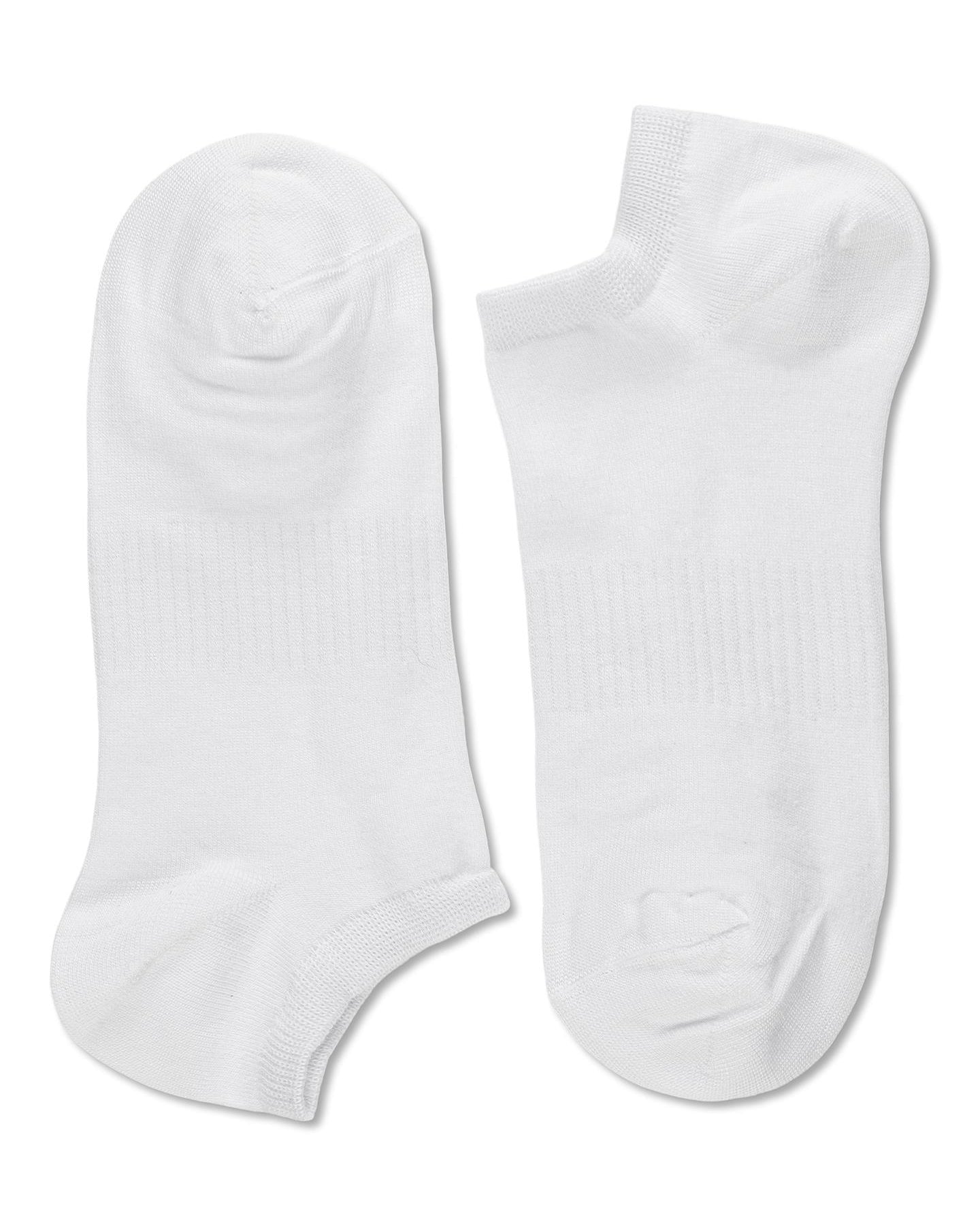 Note Sneaker Strumpor Bambu Vit One Size, 36-41 - Härliga Under