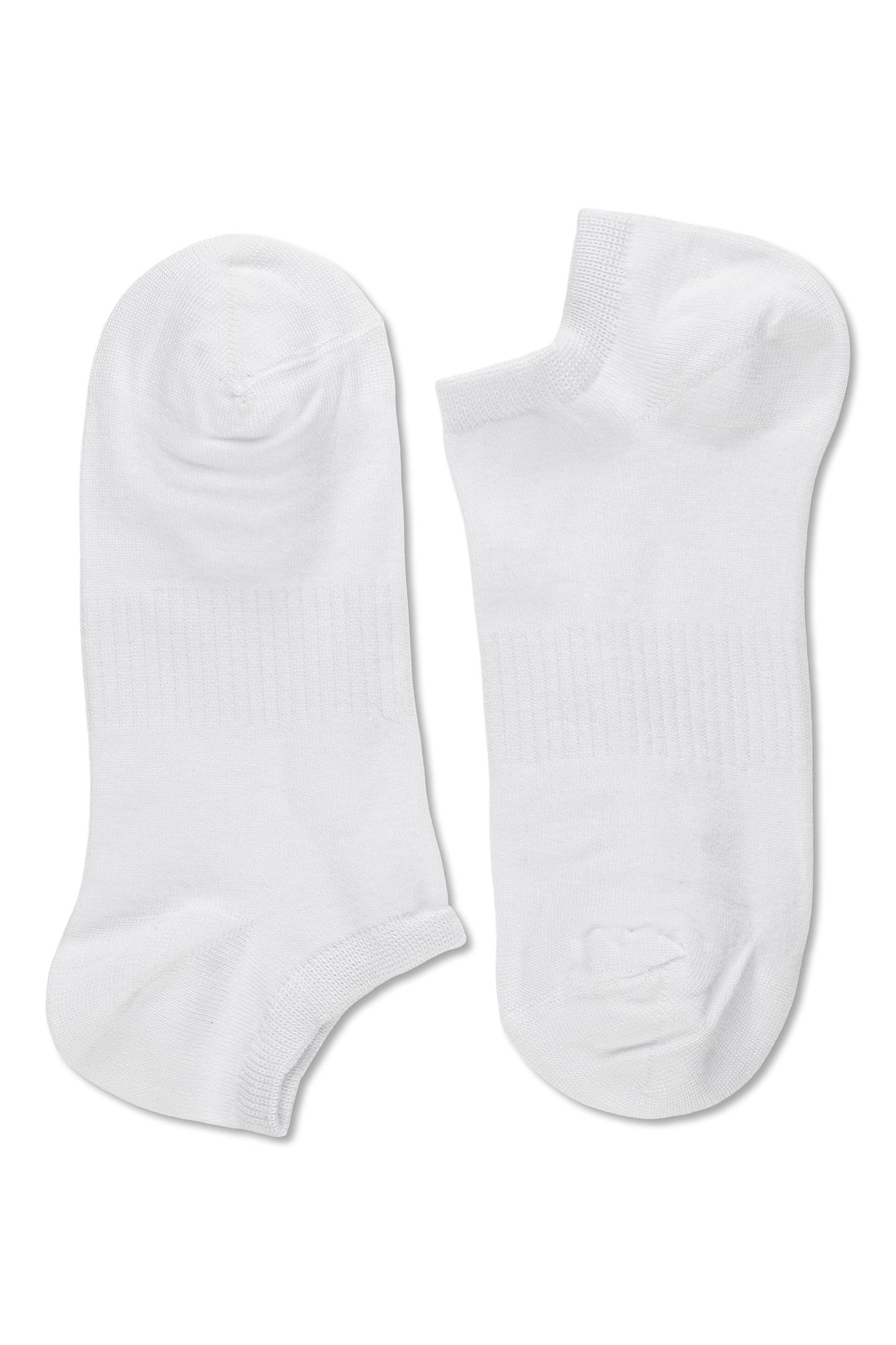 Note Sneaker Strumpor Bambu Vit One Size, 36-41 - Härliga Under