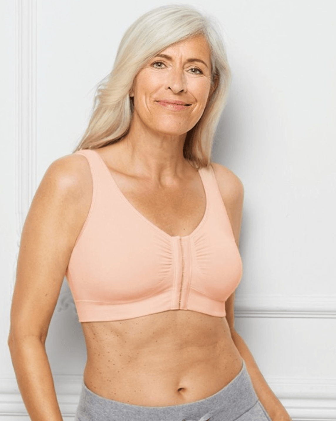 Amoena BH Framknäppt Fleur Nude - Härliga Under