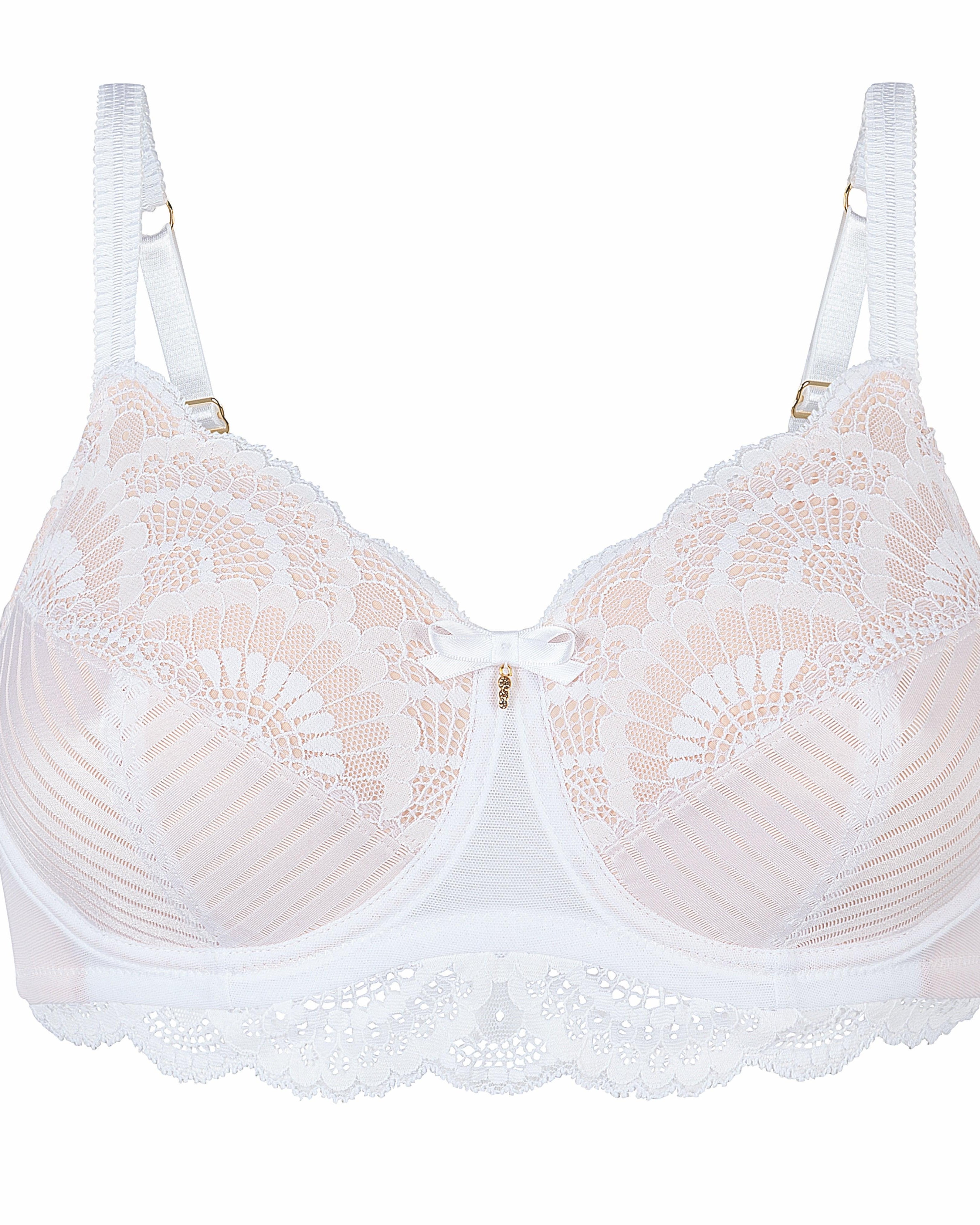 Amoena BH Med Bygel Karolina Vit Beige - Härliga Under