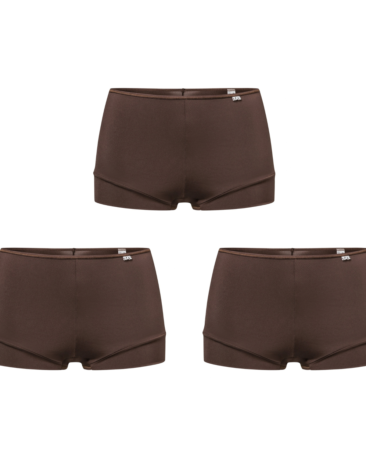 Avet Boxertrosa Brun 3-Pack