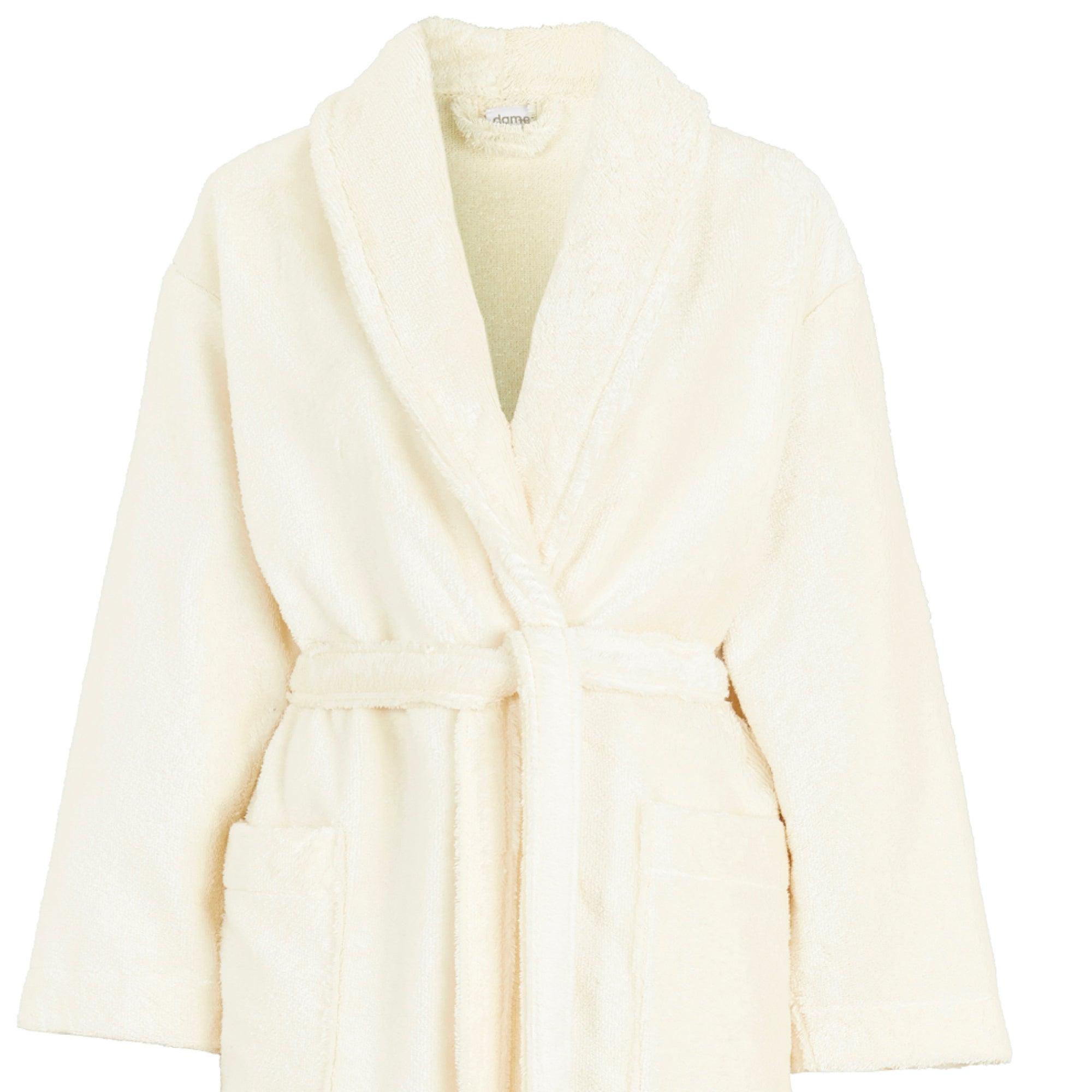 Damella Morgonrock Frotté Vaniljvit - Härliga Under