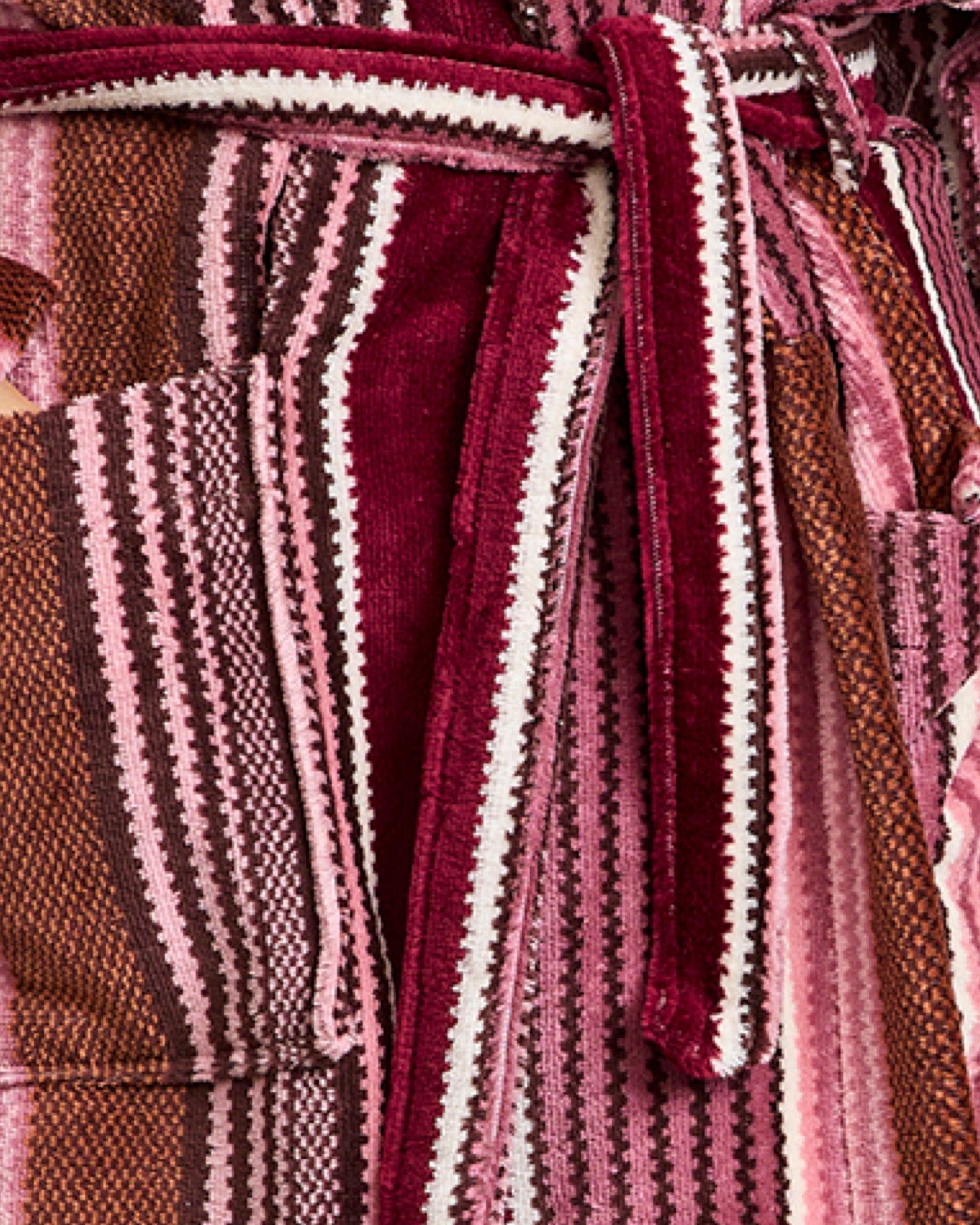 Damella Terry Morgonrock Torekov Pink Stripe - Härliga Under