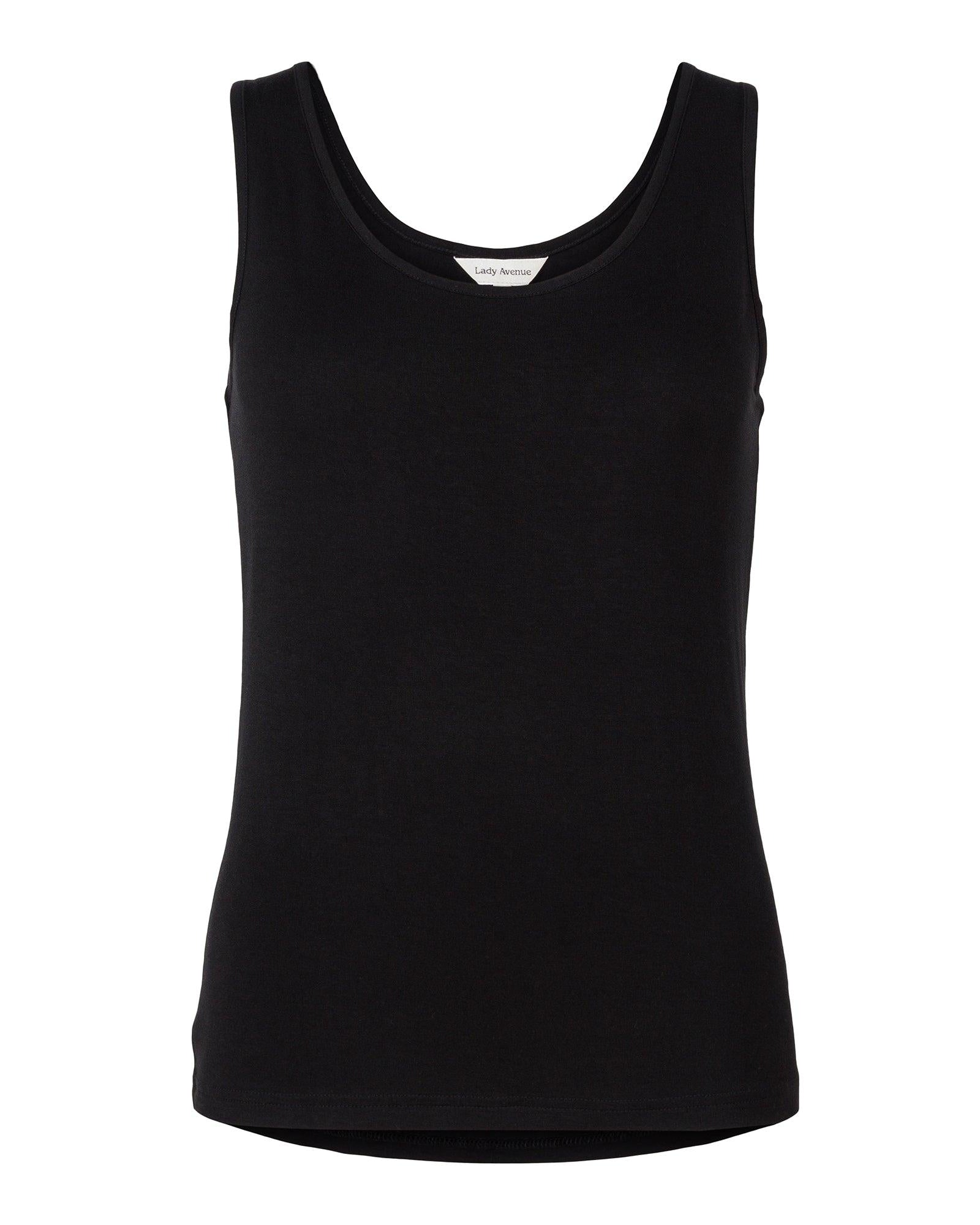 Lady Avenue Linne Bamboo Black - Härliga Under