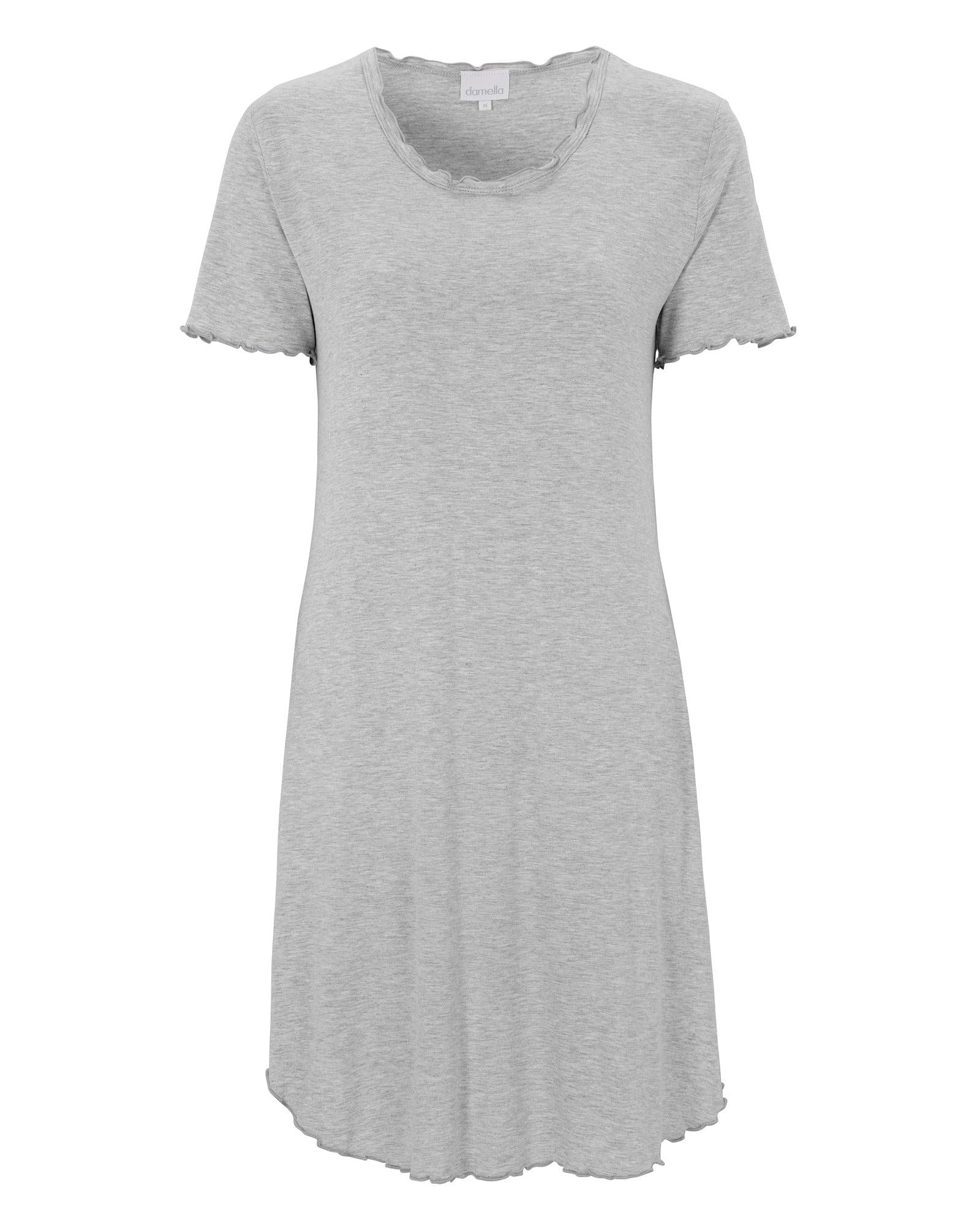Damella T-shirt Nattlinne Bamboo Grey Melange - Härliga Under