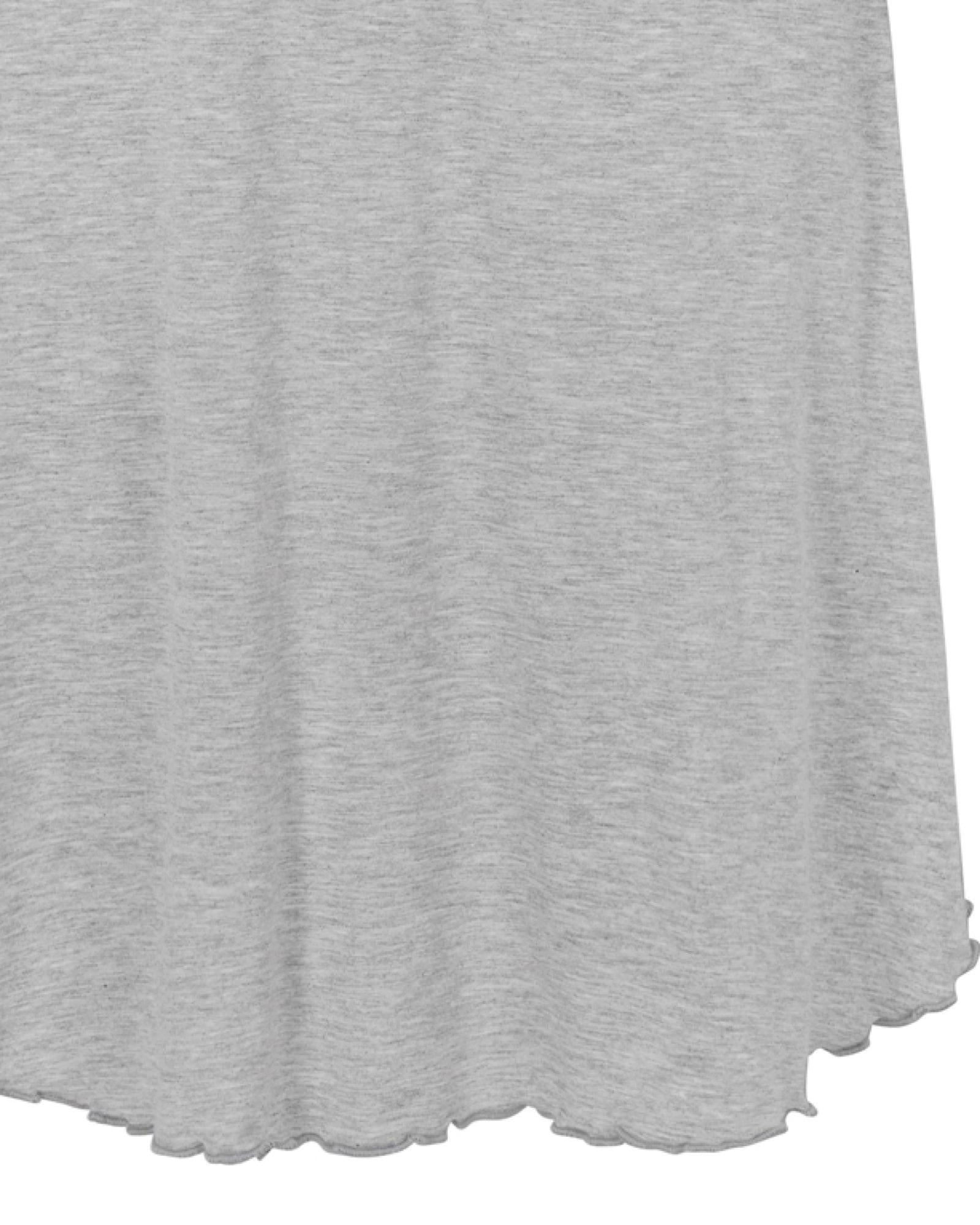 Damella T-shirt Nattlinne Bamboo Grey Melange - Härliga Under