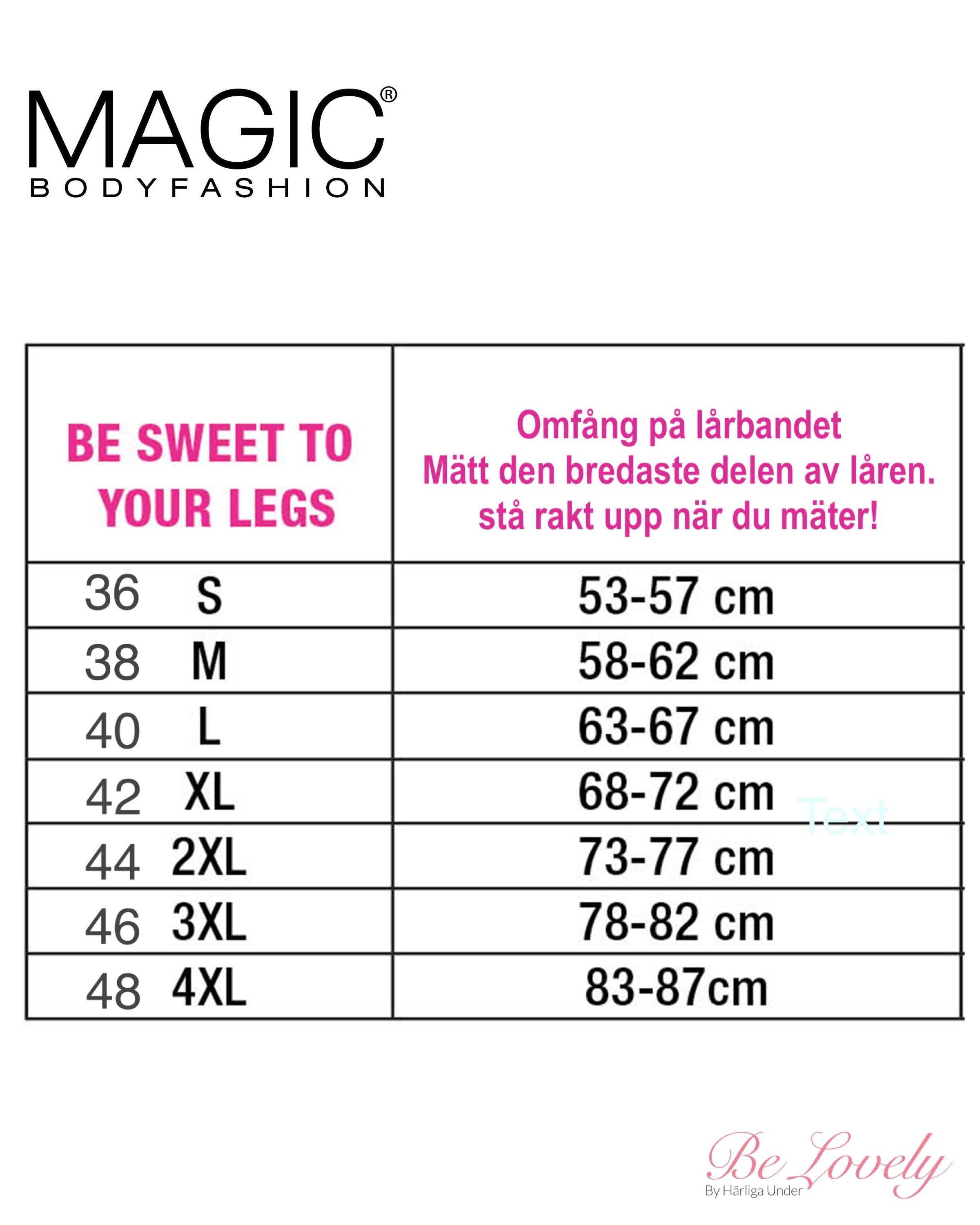Magic Lårband Be Sweet To Your Legs Lace Ivory - Härliga Under