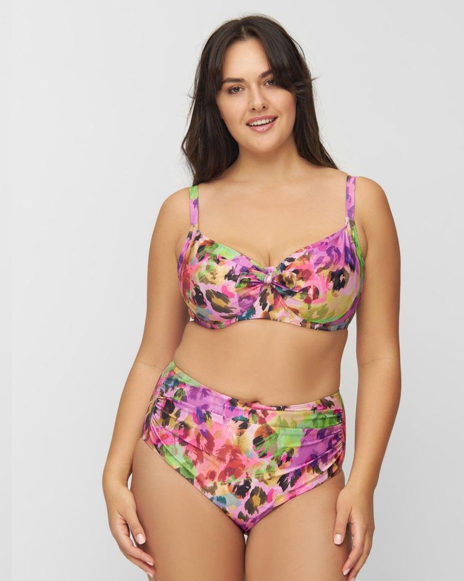 Saltabad Draperad Maxitrosa Mavi Pink - Härliga Under