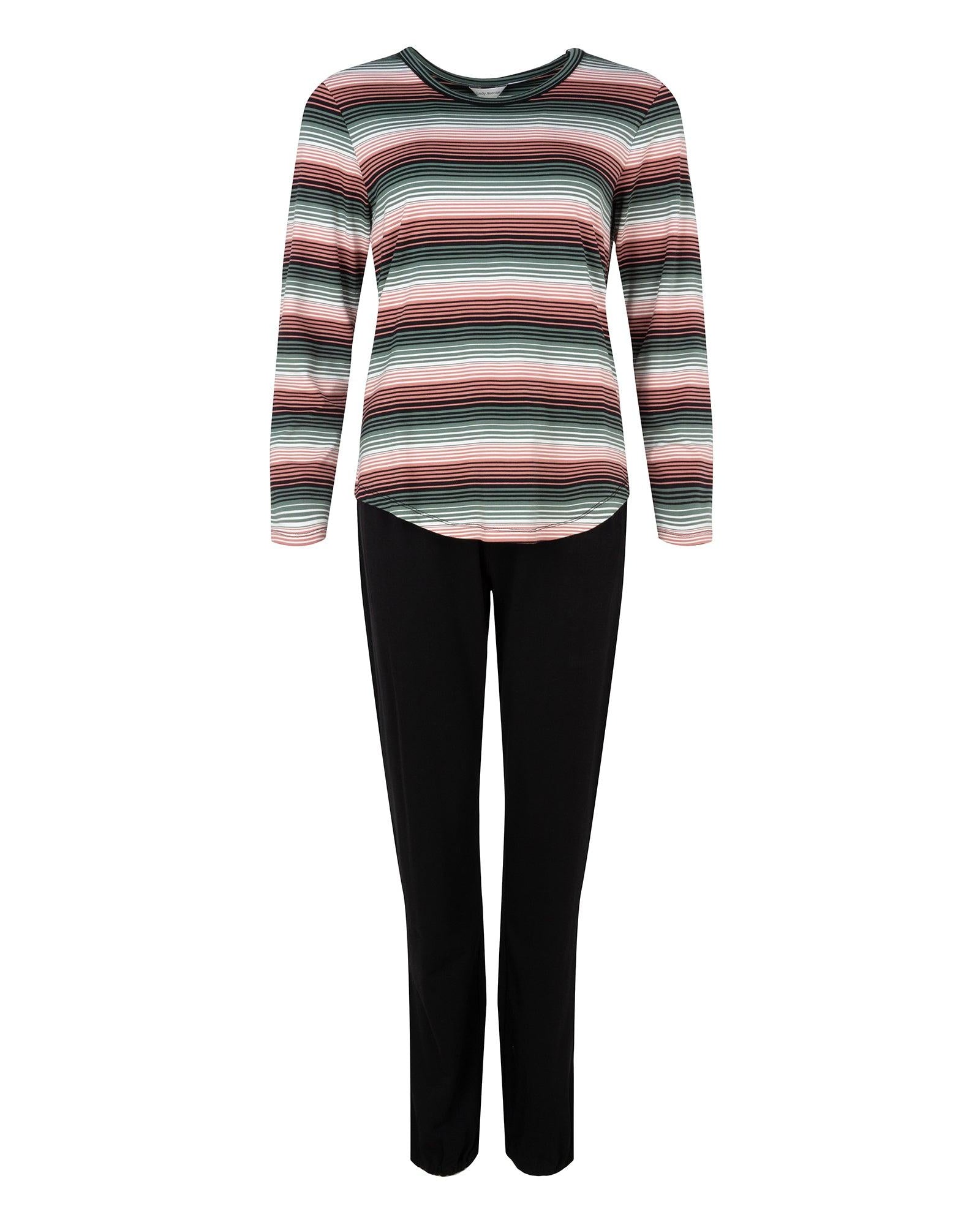 Lady Avenue PJ Bamboo Army Terracotta - Härliga Under
