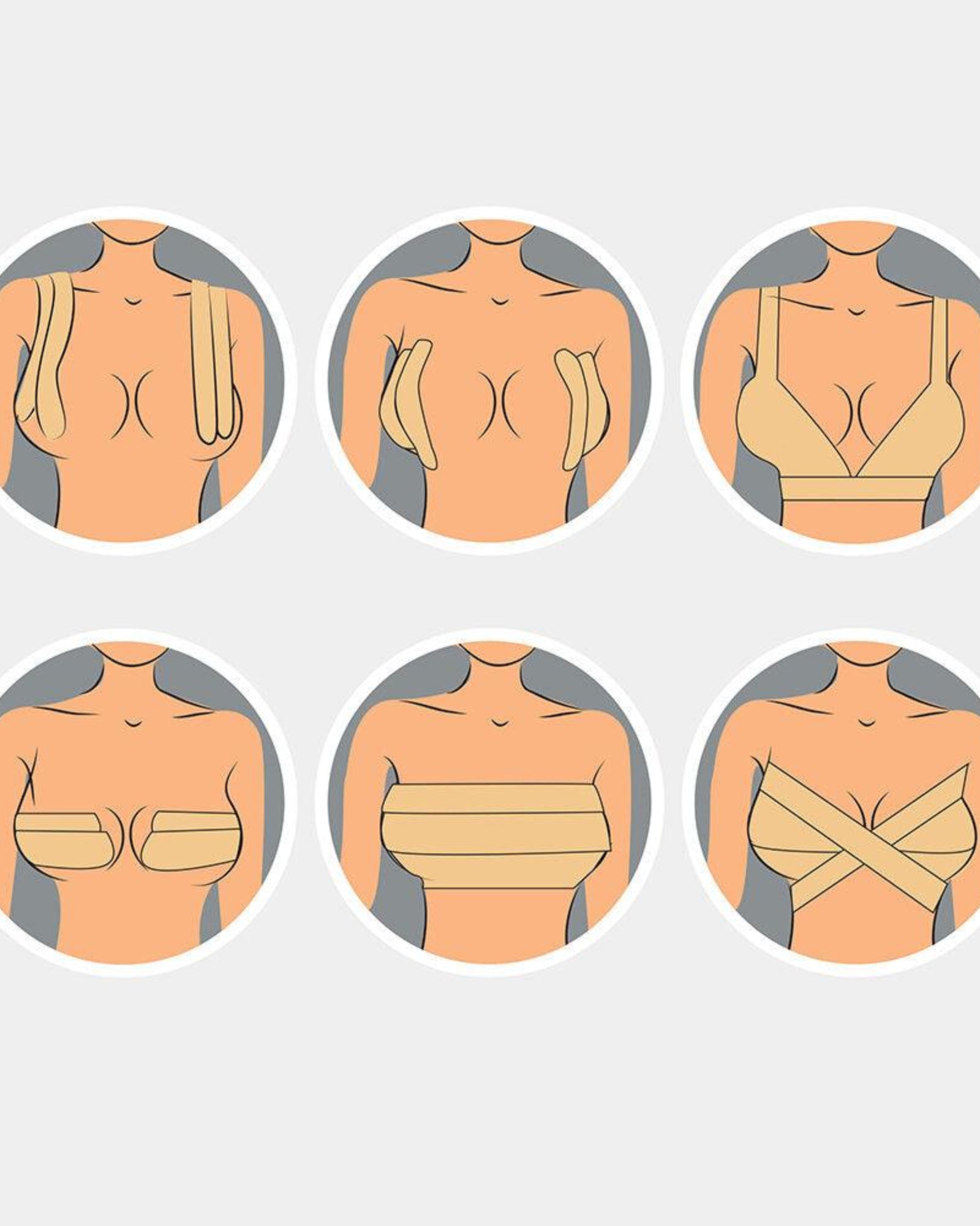 Magic Bodyfashion Breast Tape Caramel - Härliga Under