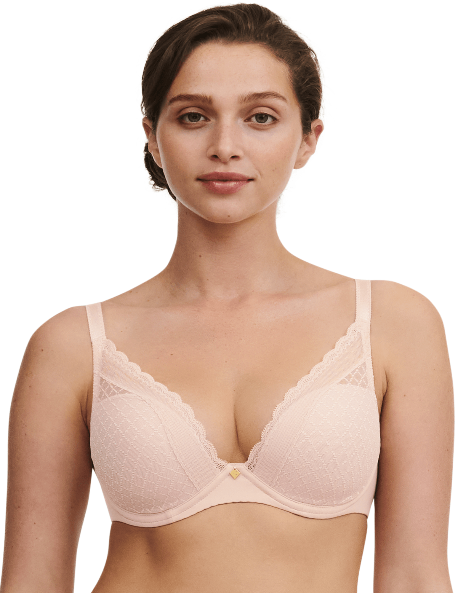 Chantelle Plunge BH Norah Chic Dusty Pink - Härliga Under