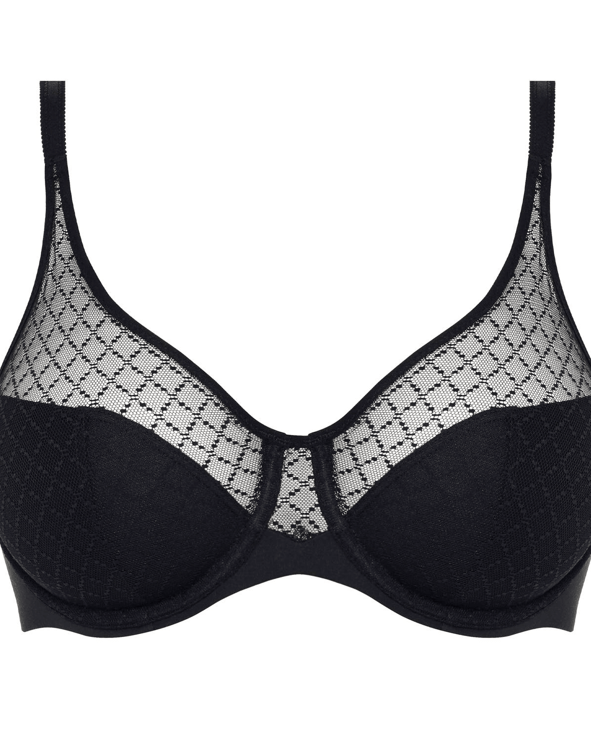 Chantelle T-shirt BH Norah Chic Svart - Härliga Under