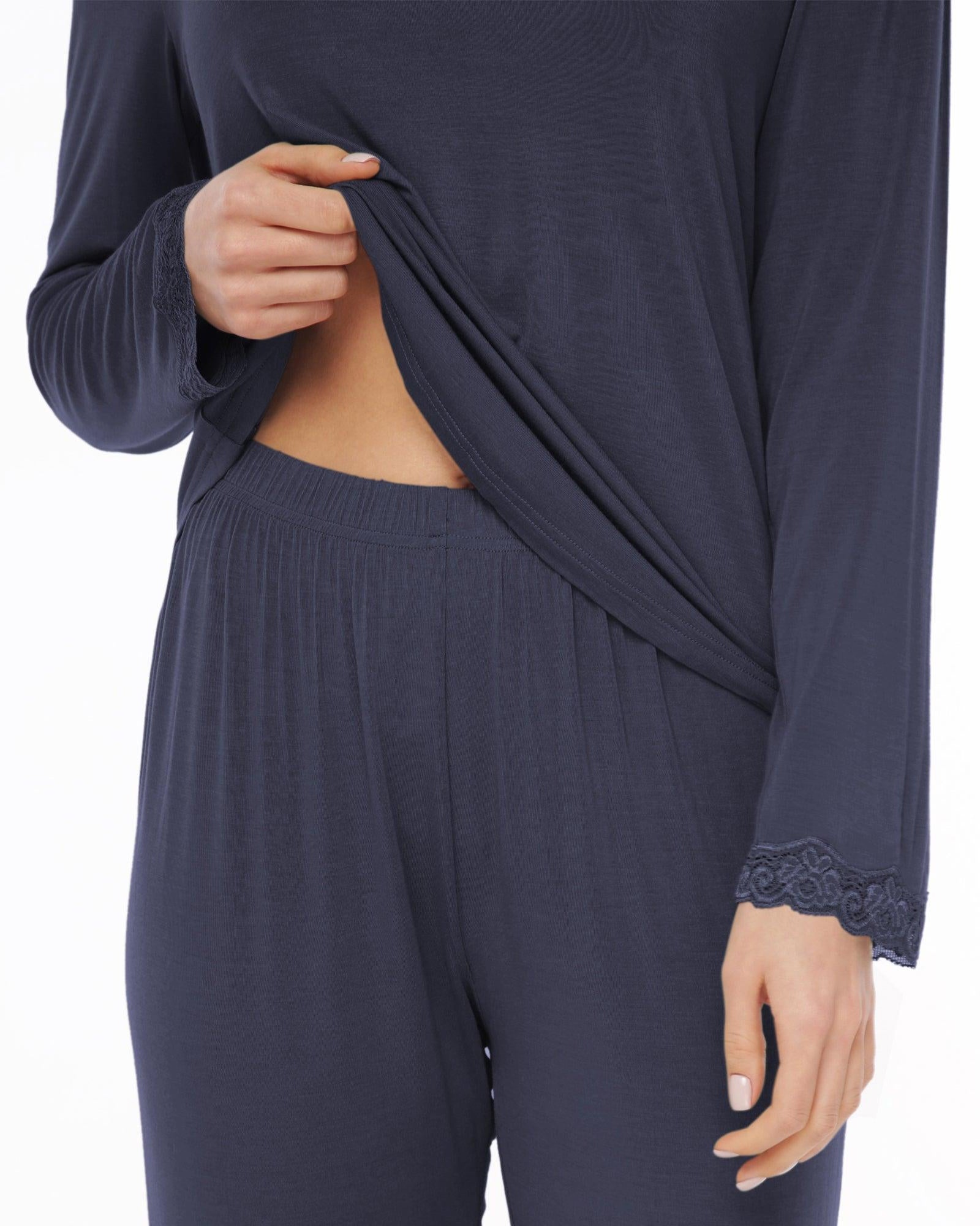 Lady Avenue Bambu PJ Indigo - Härliga Under