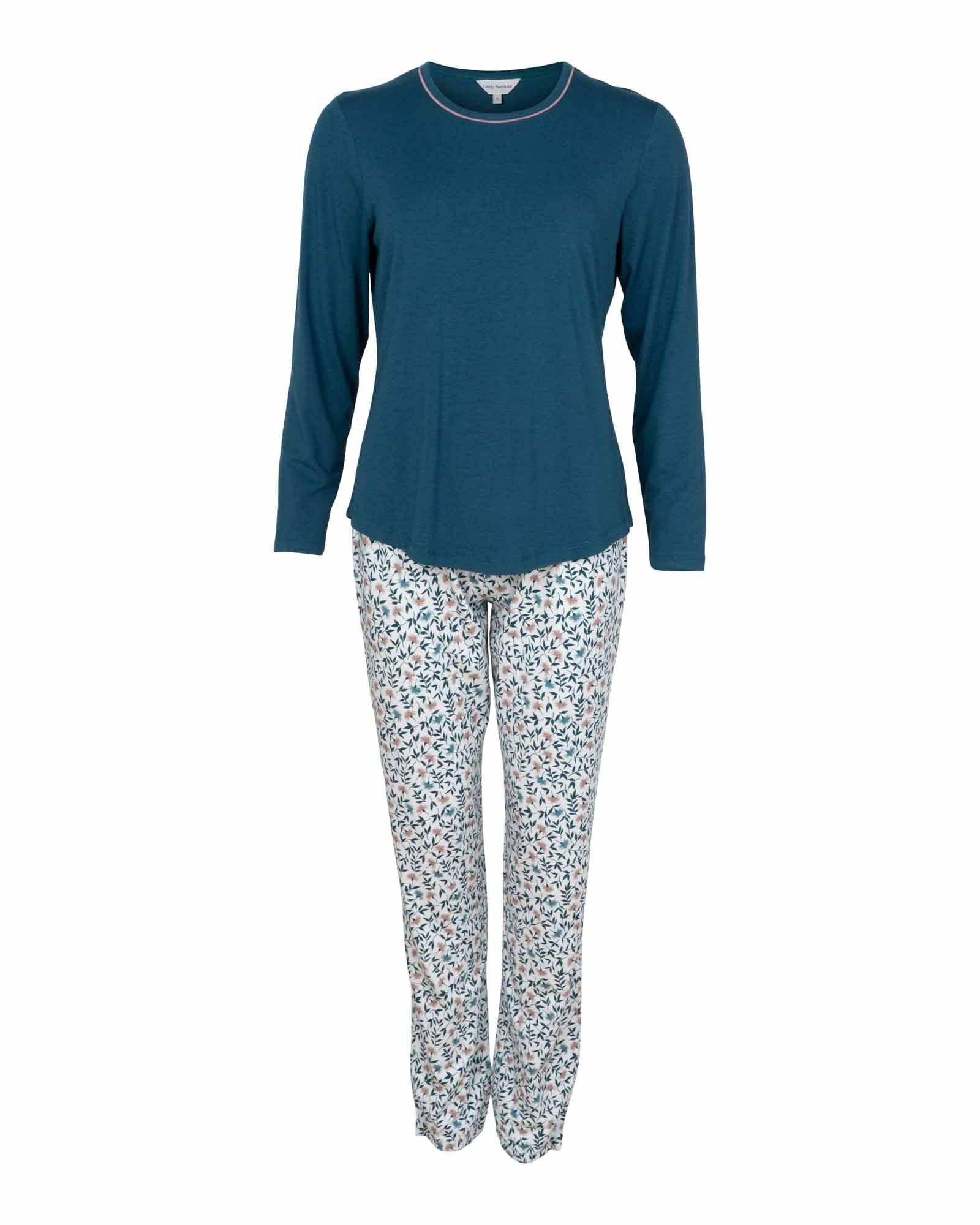 Lady Avenue Pyjamas Bamboo Petrol - Härliga Under