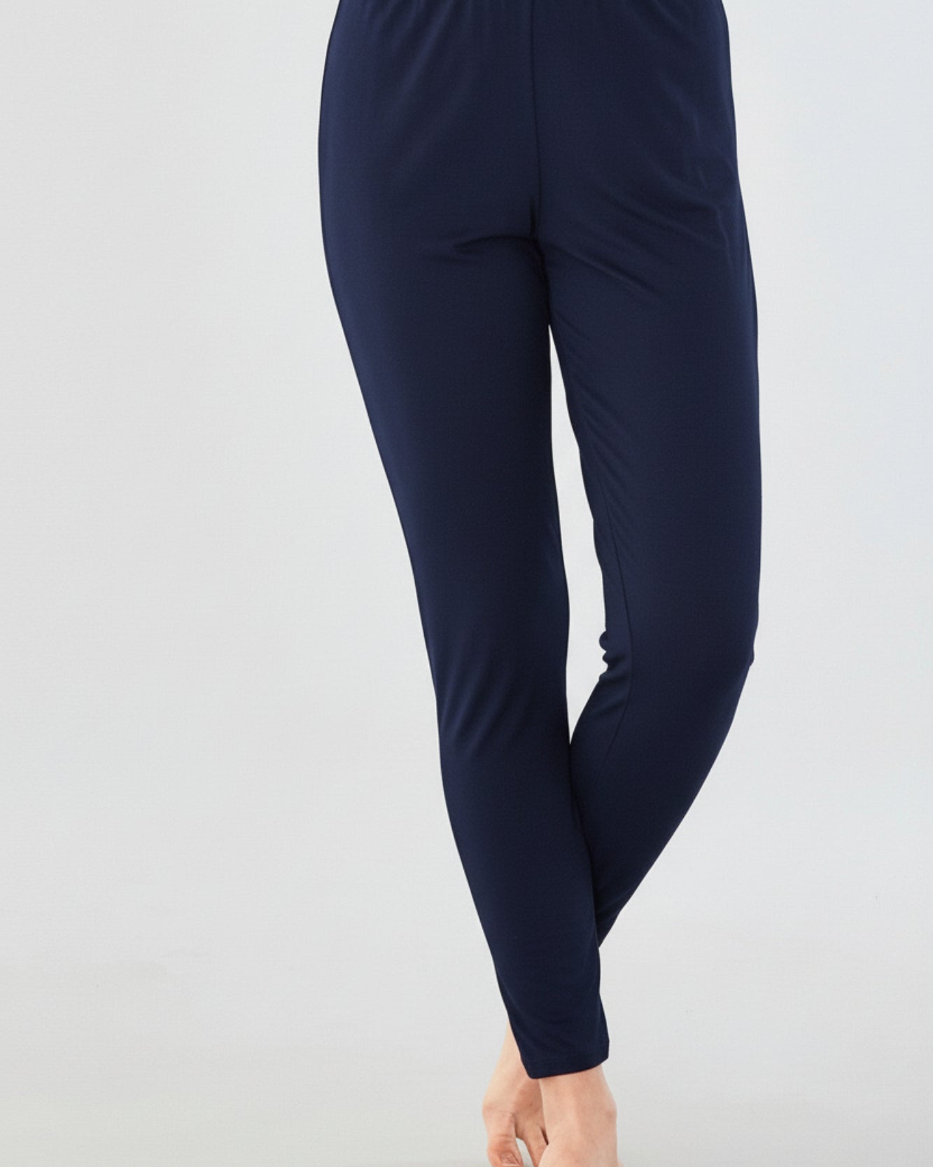 Damella Leggings Bamboo Navy - Härliga Under