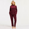 Damella Mysdress Velour Cranberry
