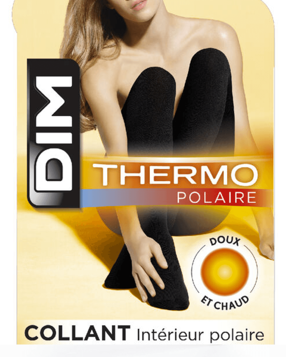 DIM Strumpbyxa Thermo Polaire 143D Svart - Härliga Under