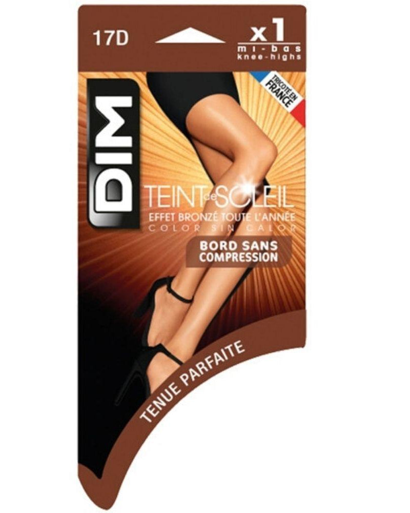 DIM Tent Soleil Knästrumpa Sömlös 17D Terracotta 35/41 - Härliga Under