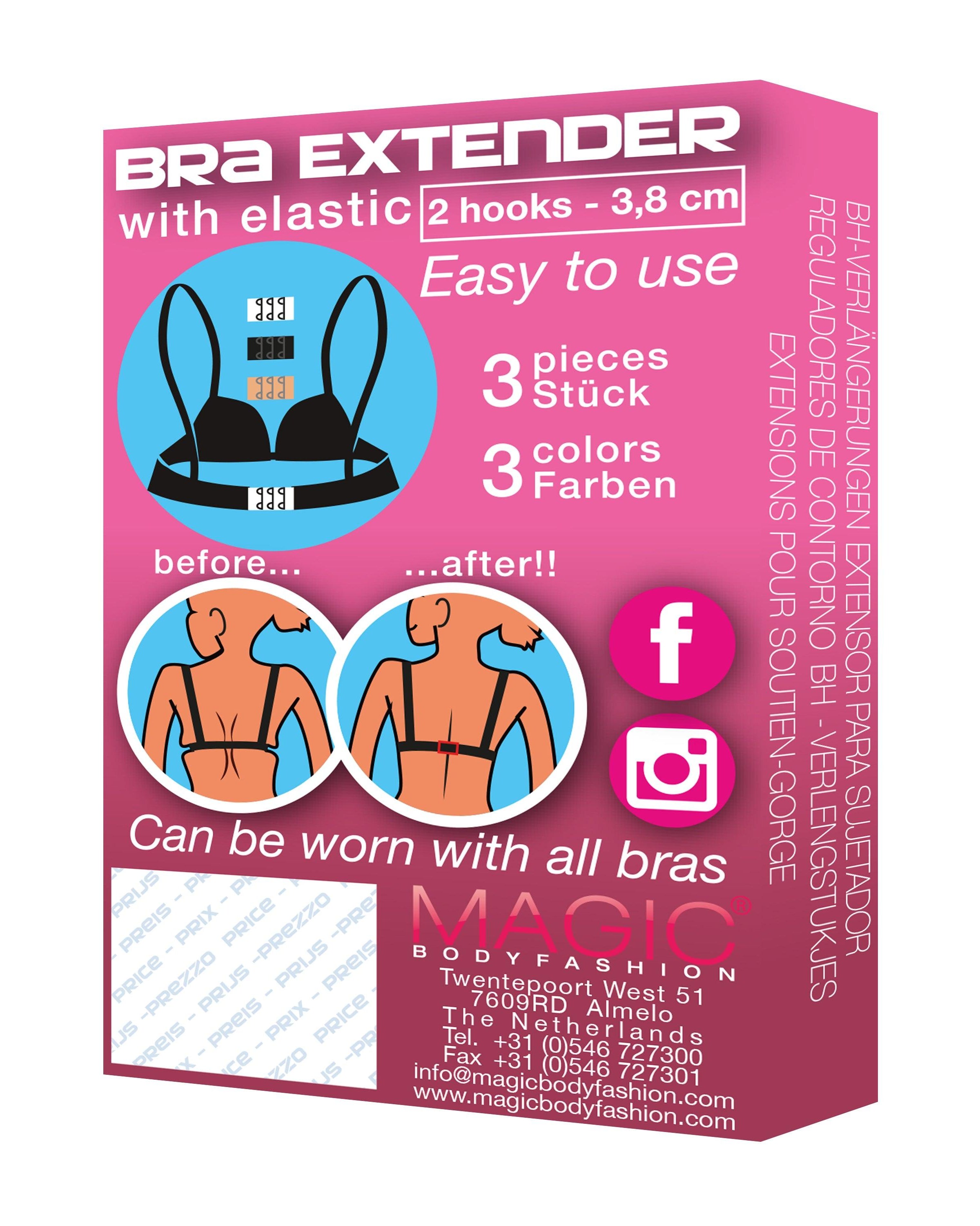 Magic Bra Extender 3-pack 1-3 Hooks - Härliga Under