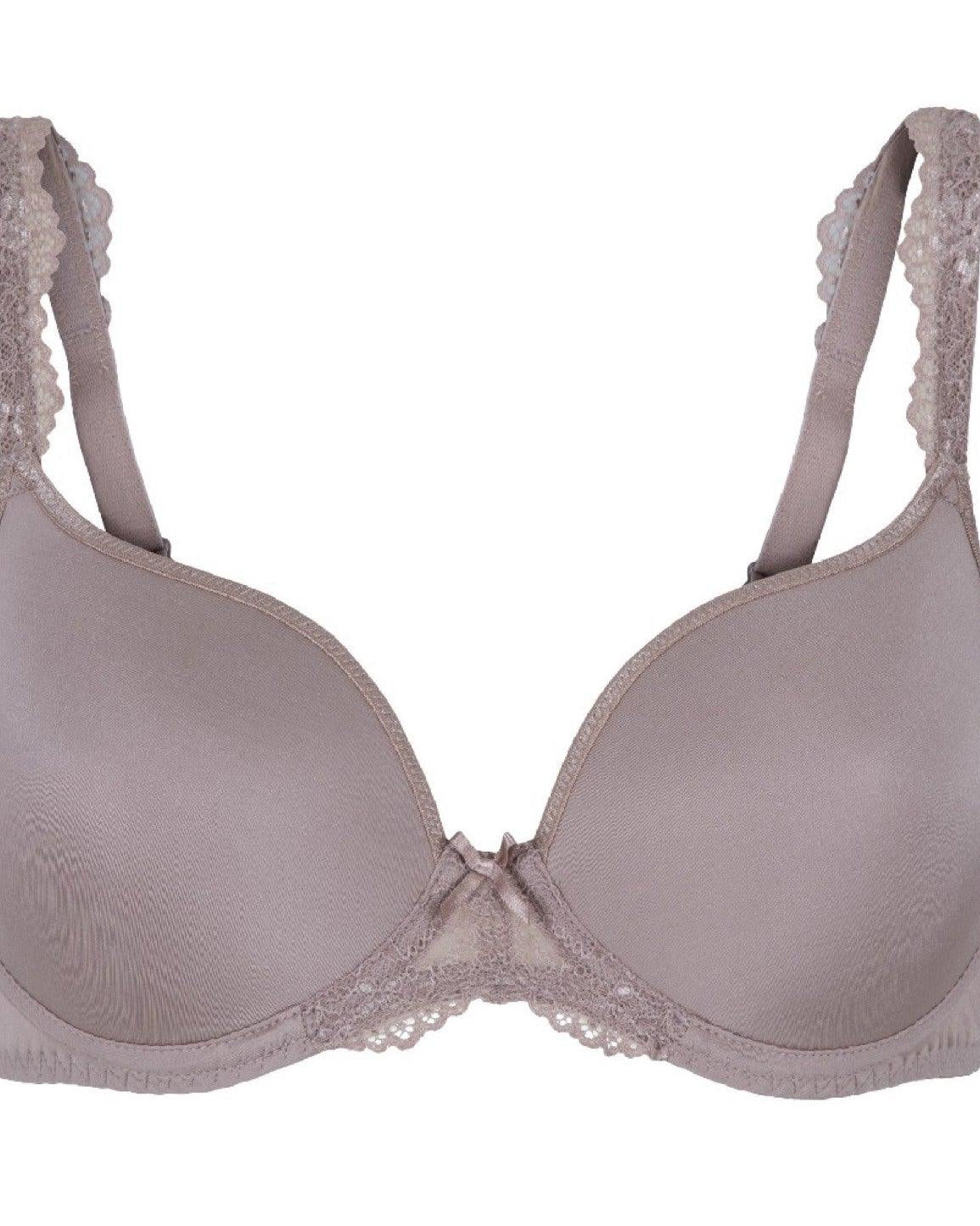 Lingadore T-shirt BH Uni-Fit Taupe - Härliga Under