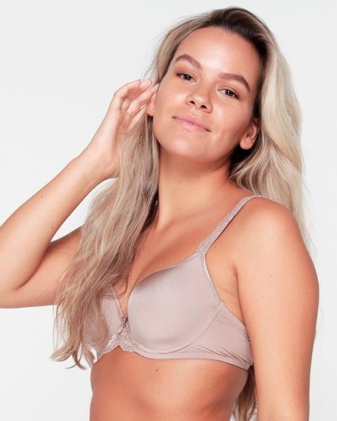 Lingadore T-shirt BH Uni-Fit Taupe - Härliga Under